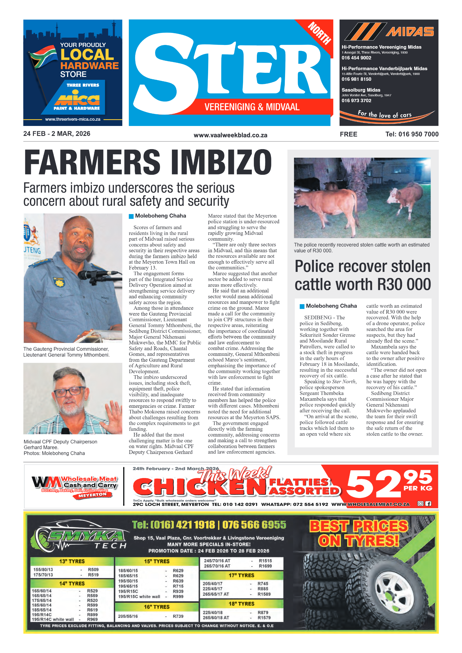 24 February – Ster North page 1