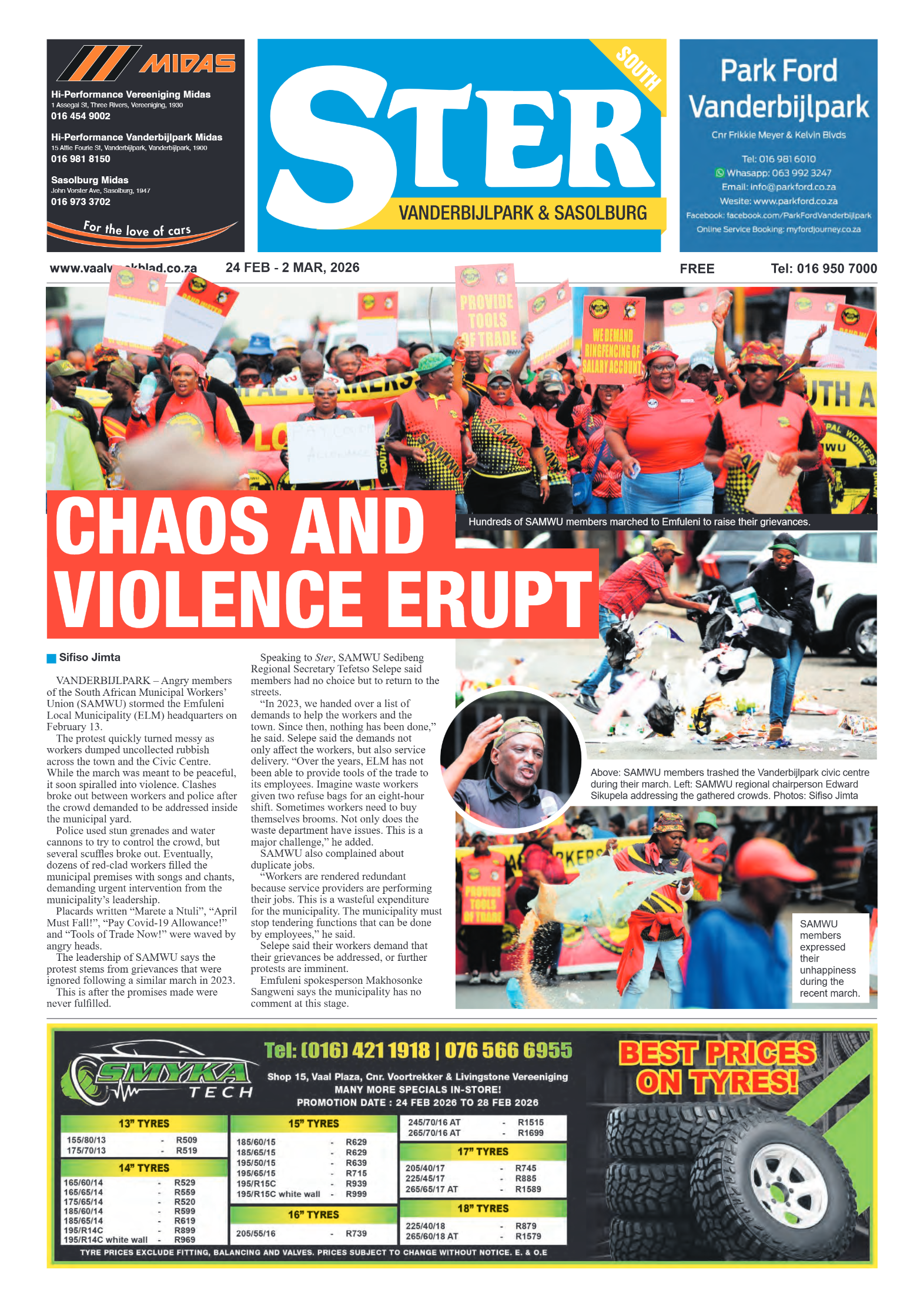 24 February – Ster South page 1