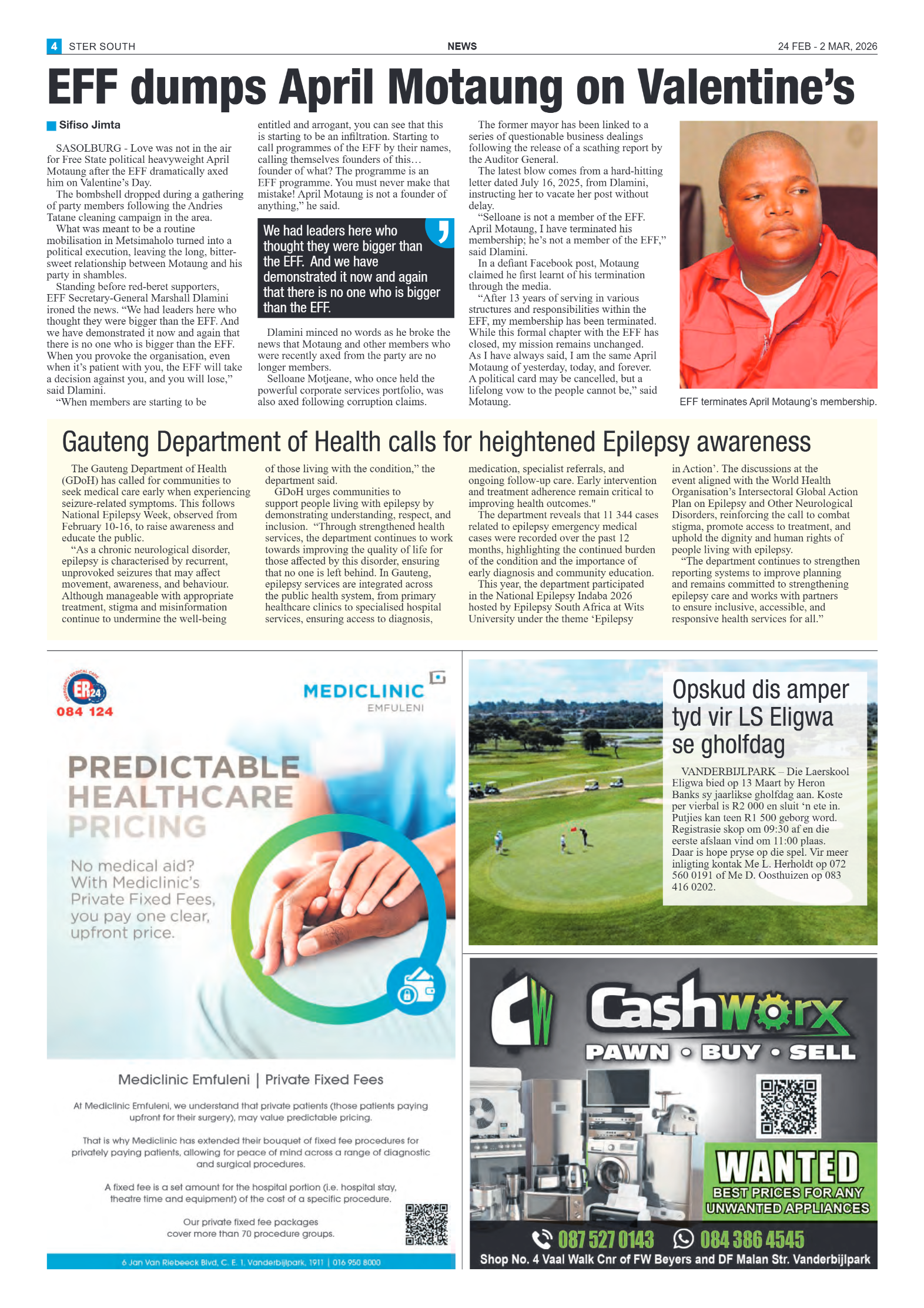 24 February – Ster South page 4