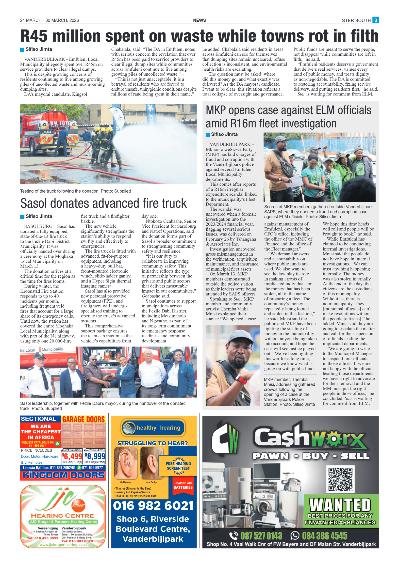 Ster South – 24 March 2026 page 3