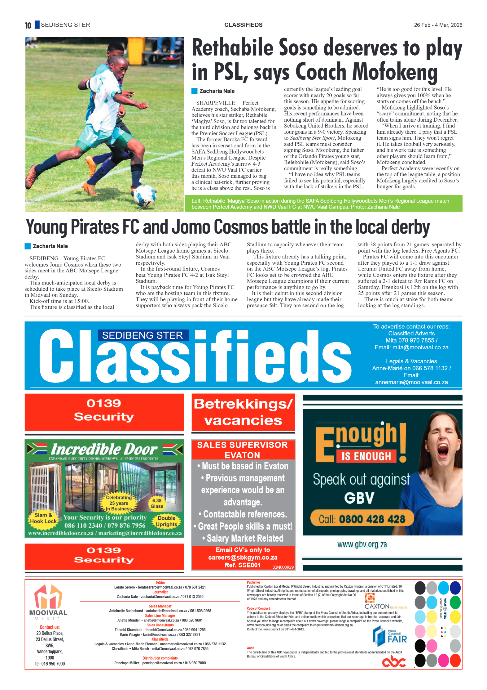 26 February – Sedibeng Ster page 10