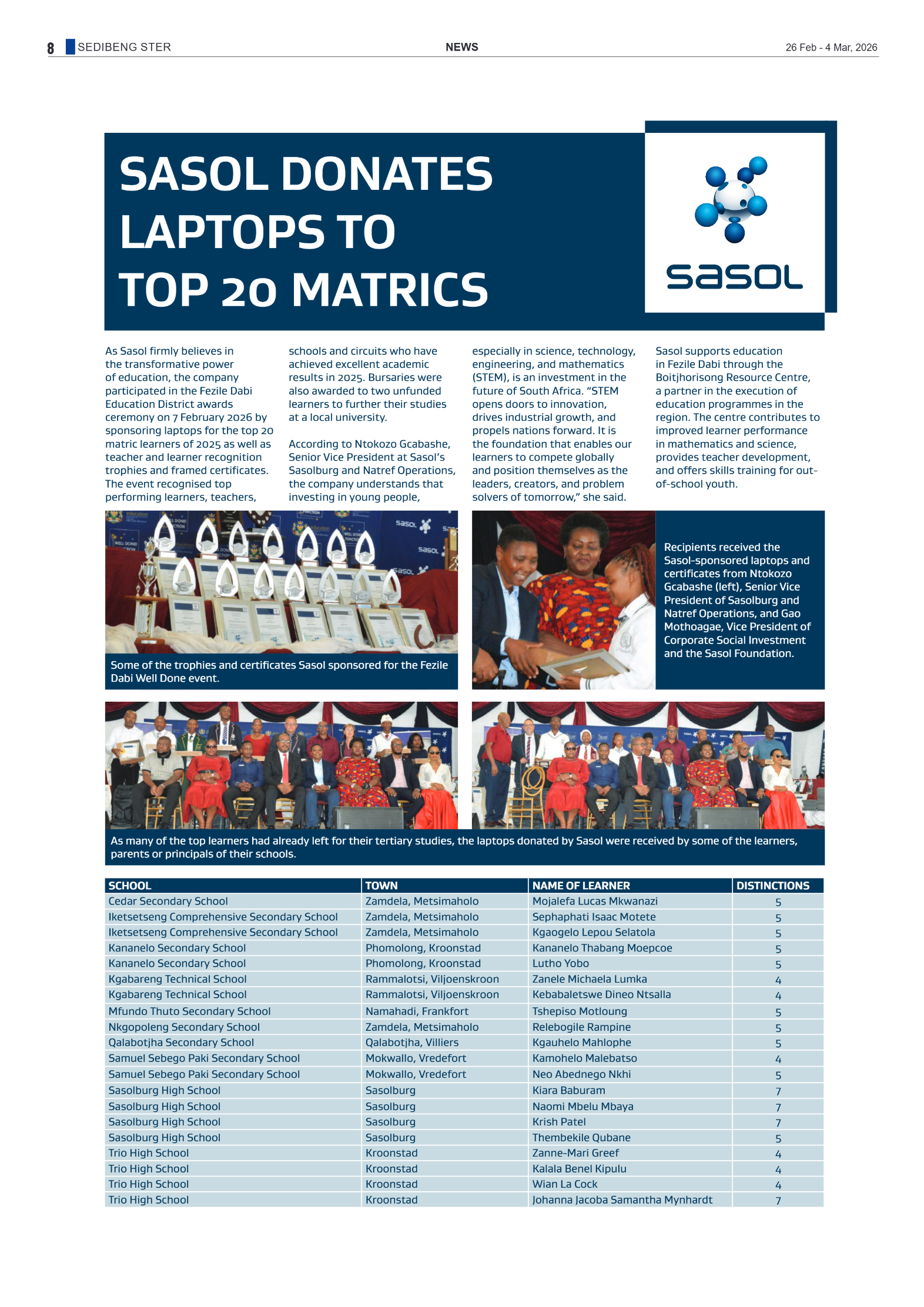 26 February – Sedibeng Ster page 8