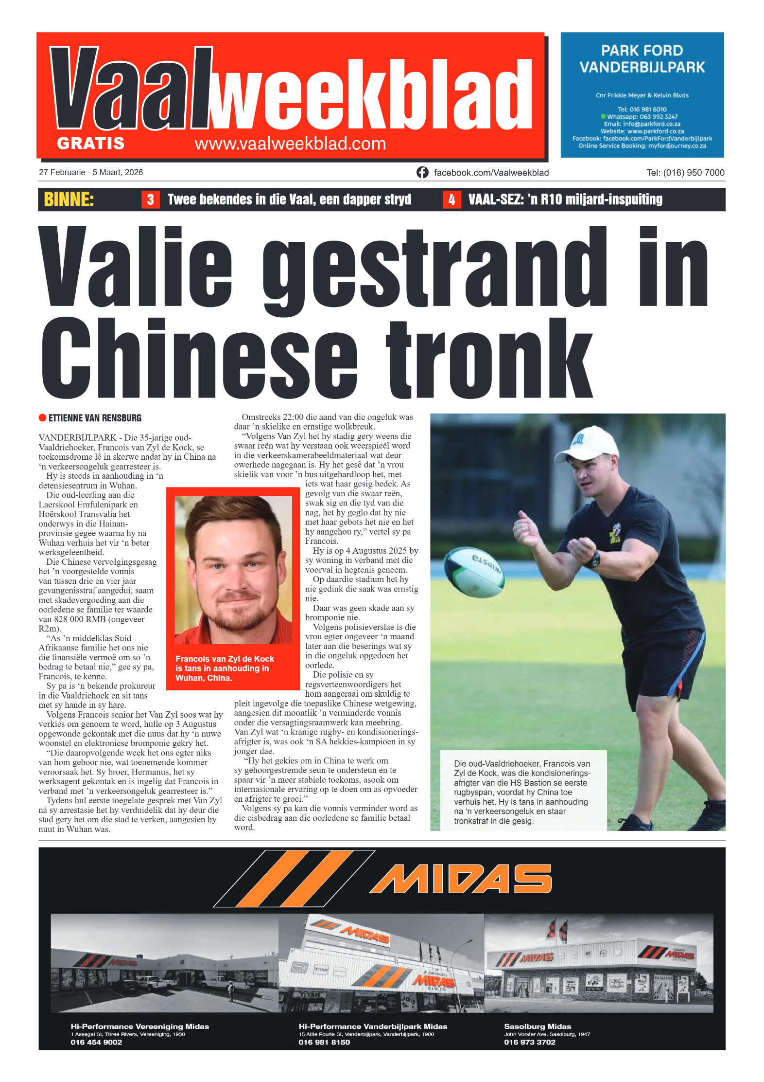 27 Februarie – Vaalweekblad page 1