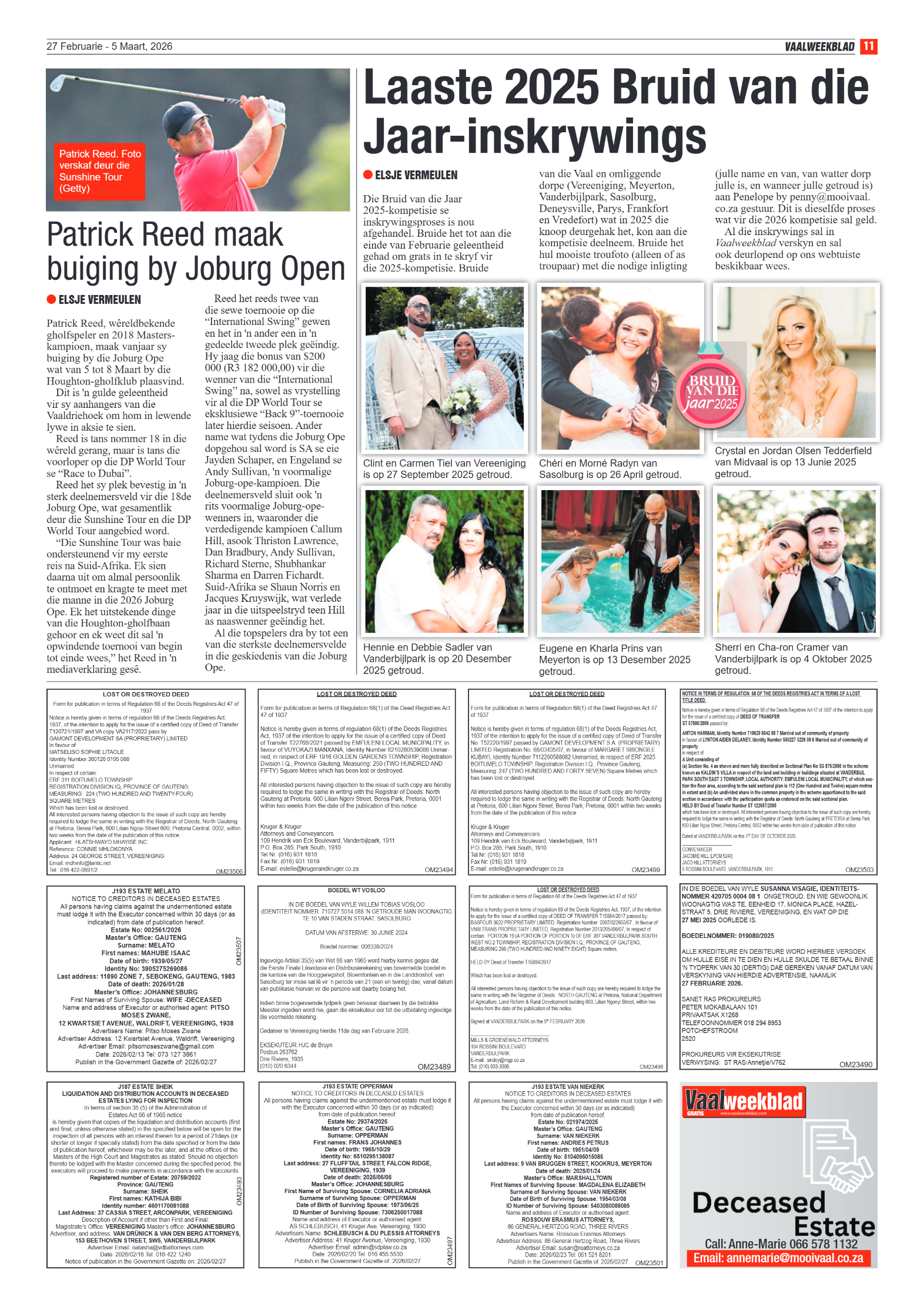 27 Februarie – Vaalweekblad page 11
