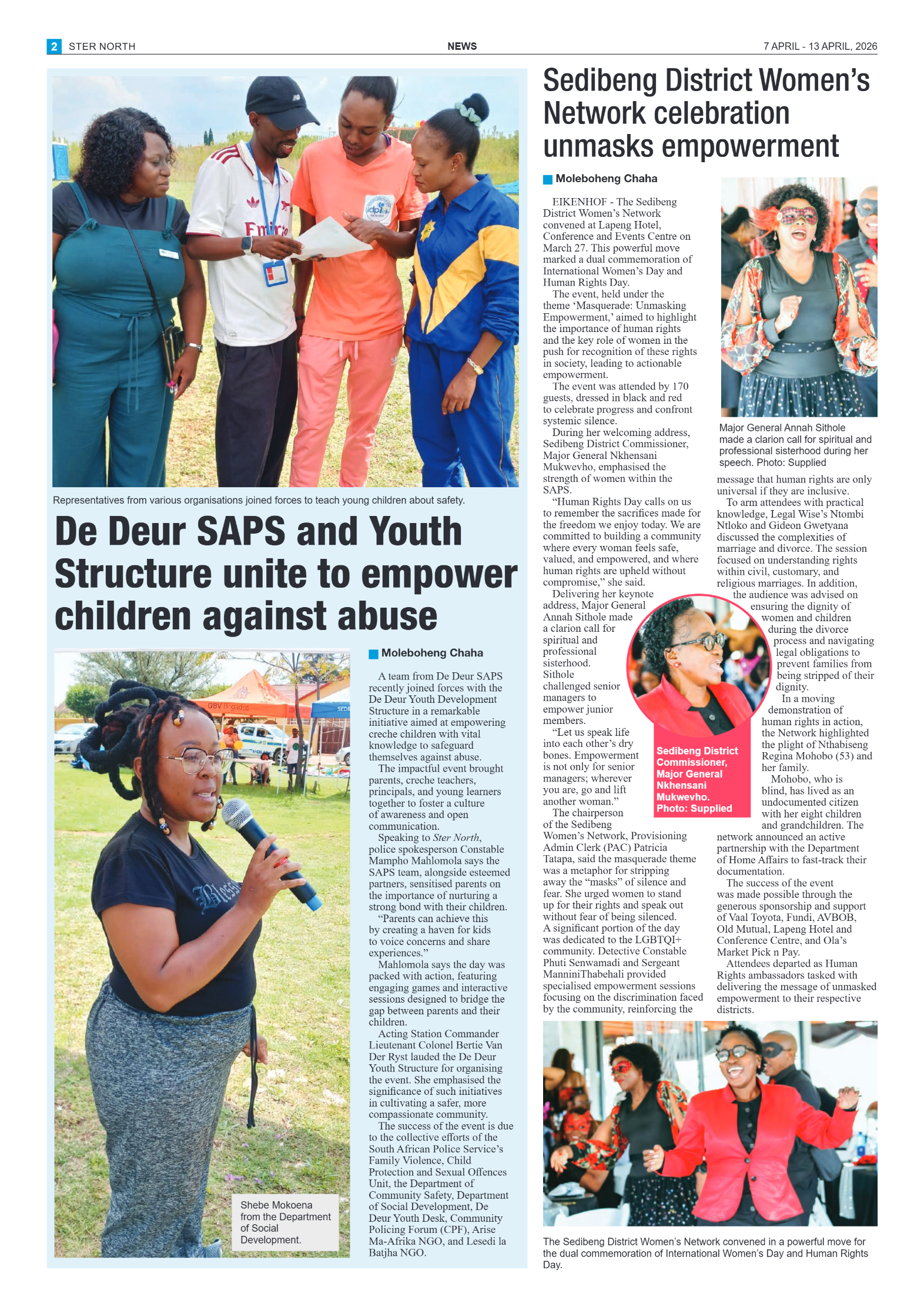 7 April – Ster North page 2