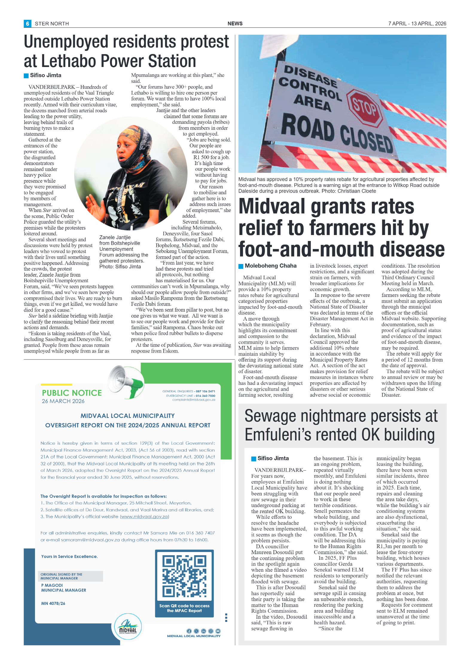 7 April – Ster North page 6