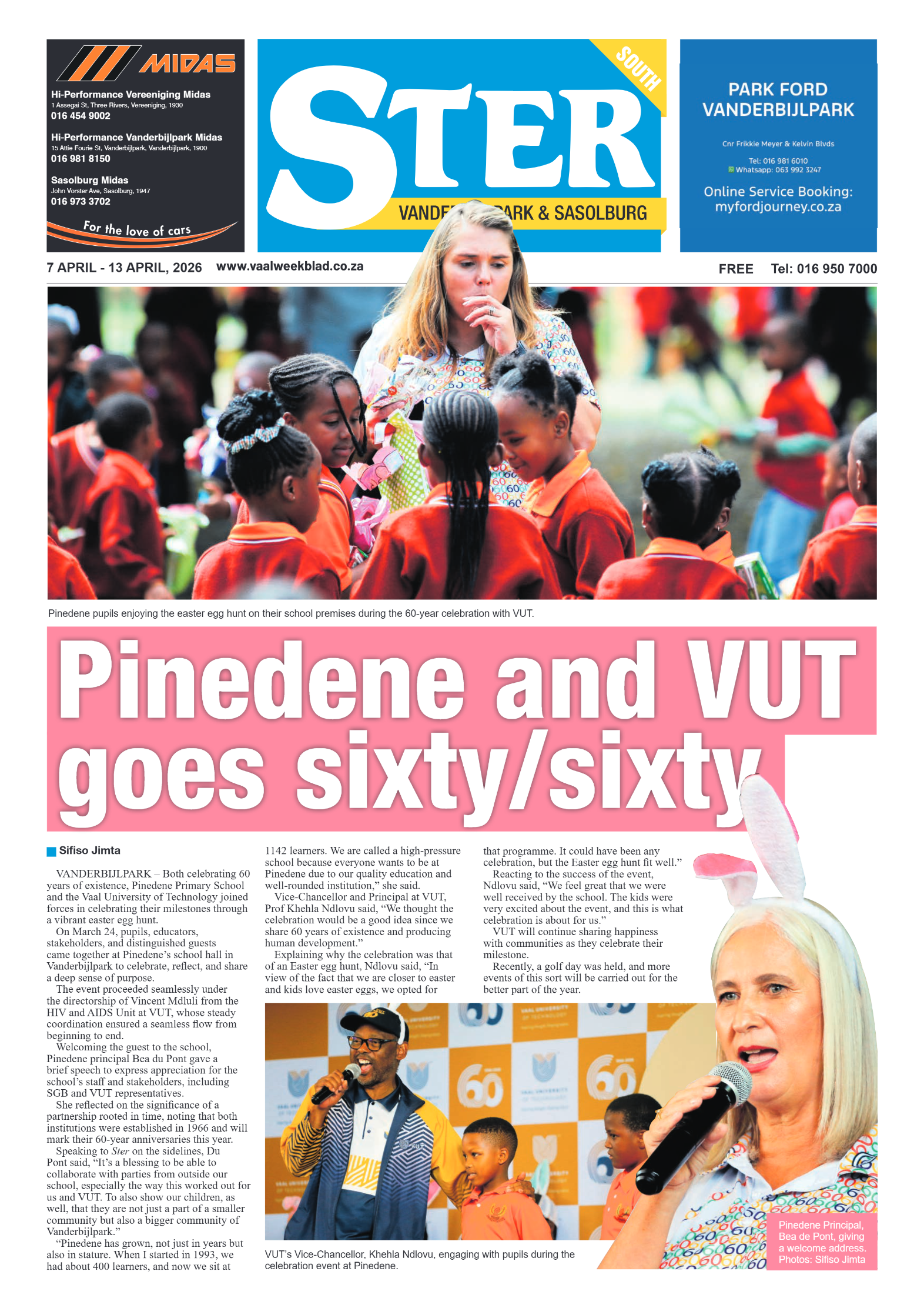 7 April – Ster South page 1