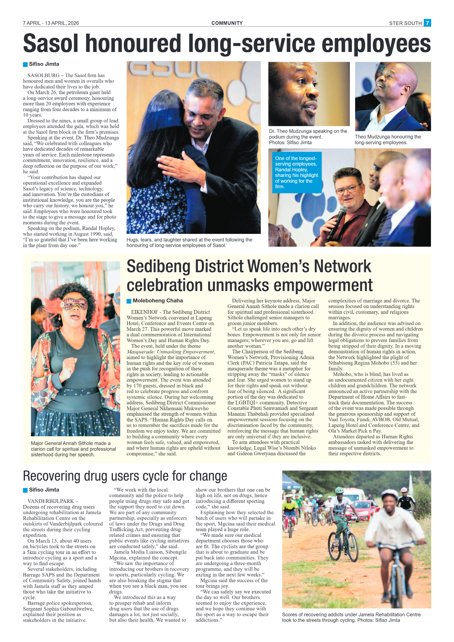 7 April – Ster South page 7