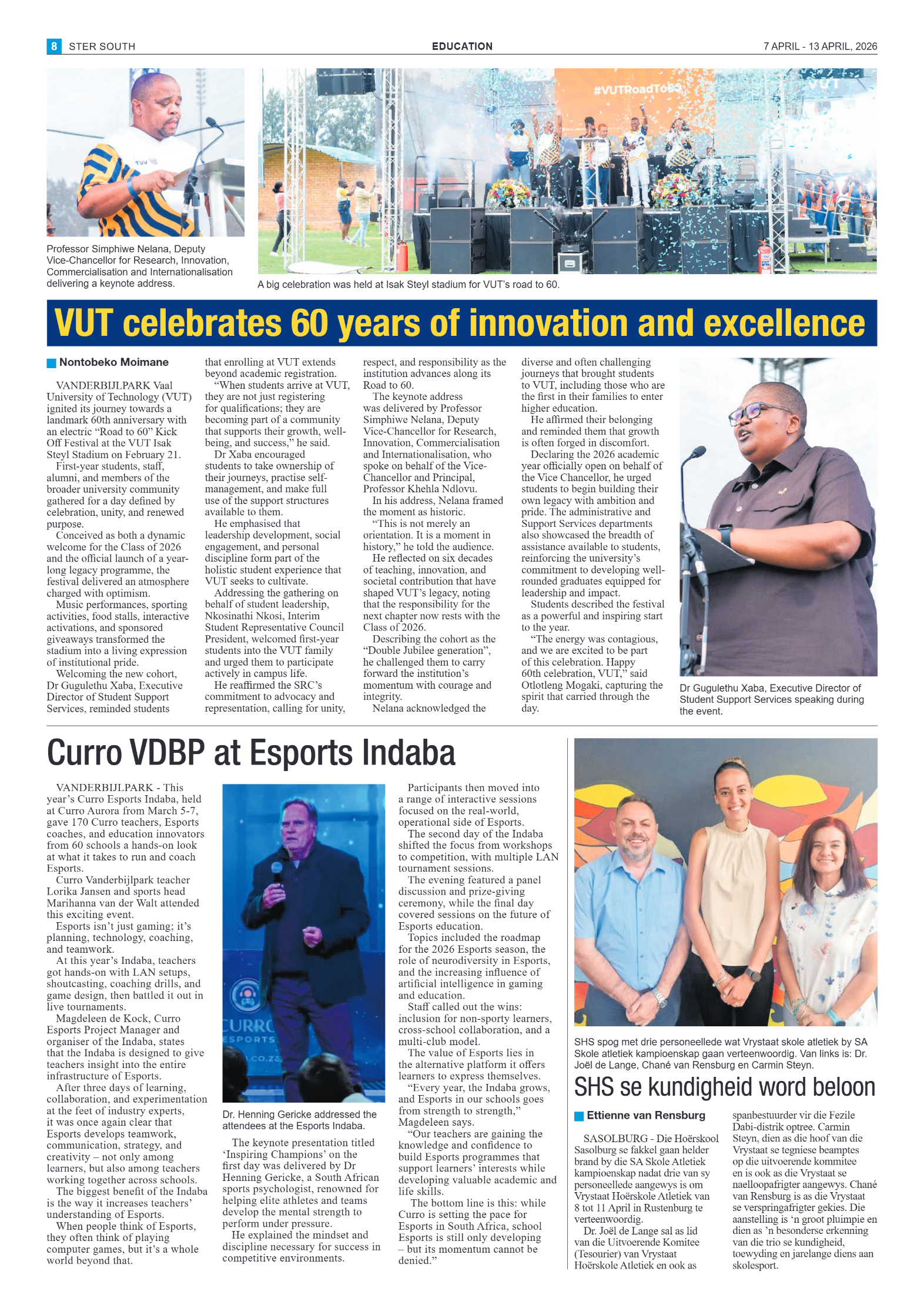 7 April – Ster South page 8