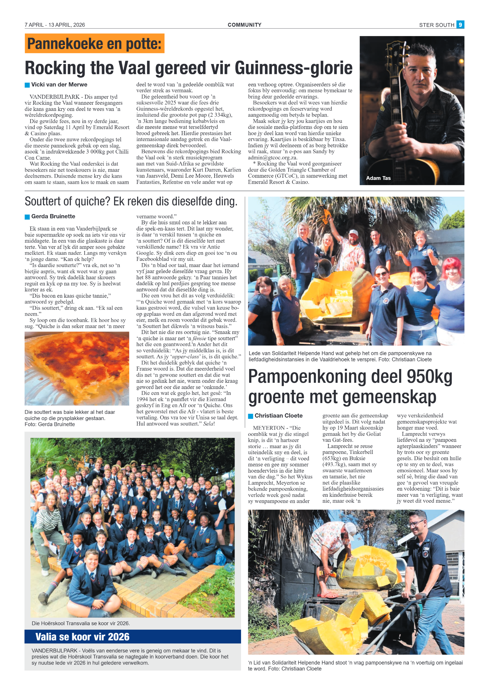 7 April – Ster South page 9