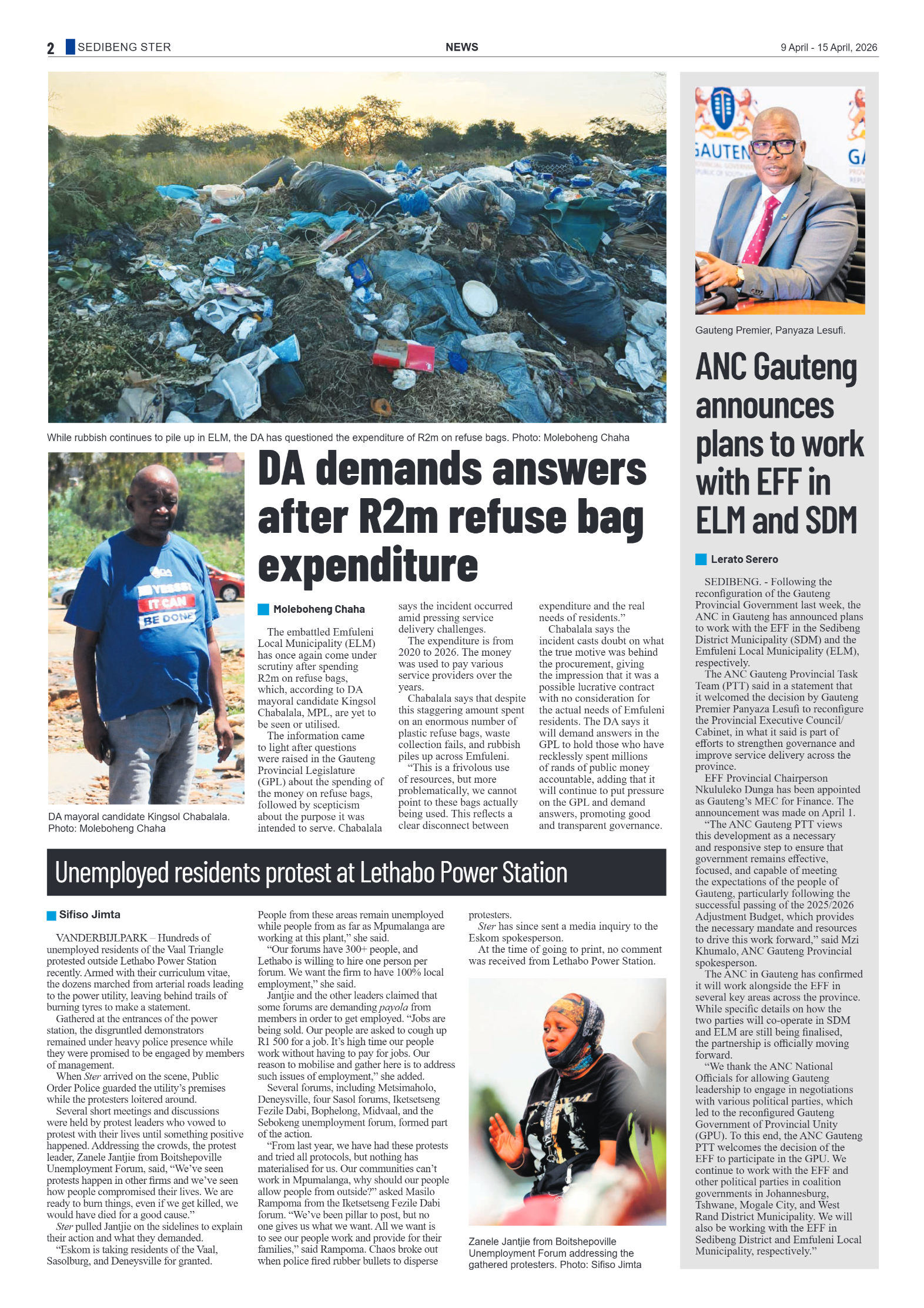 9 April – Sedibeng Ster page 2