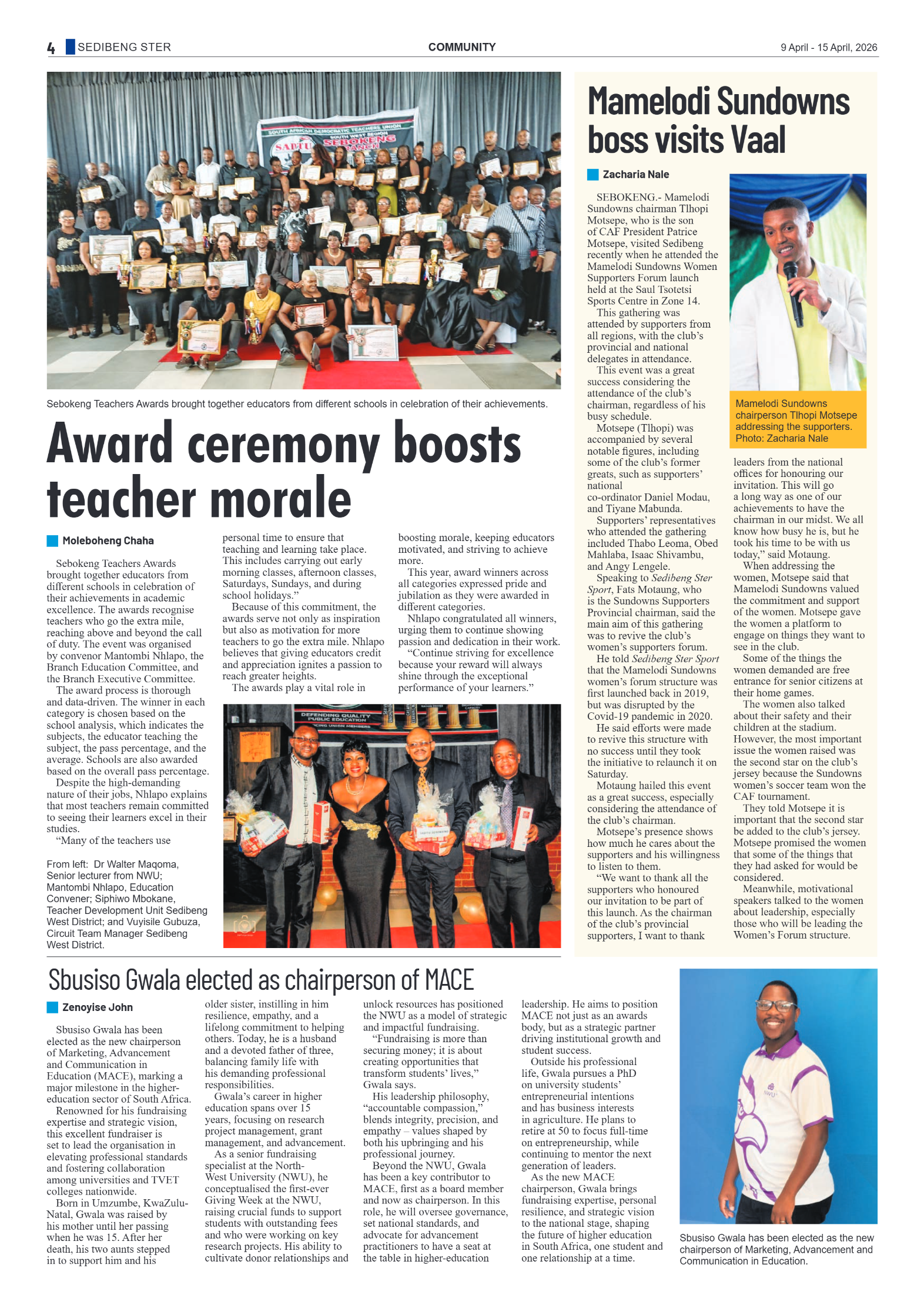9 April – Sedibeng Ster page 4