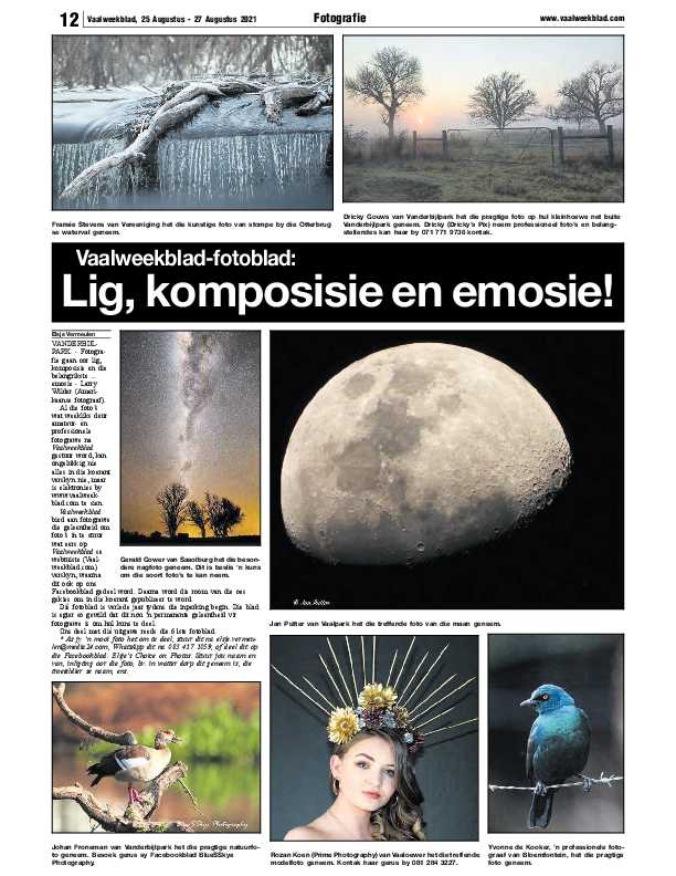 Vaalweekblad 25 Augustus – 27 Augustus 2021 page 12