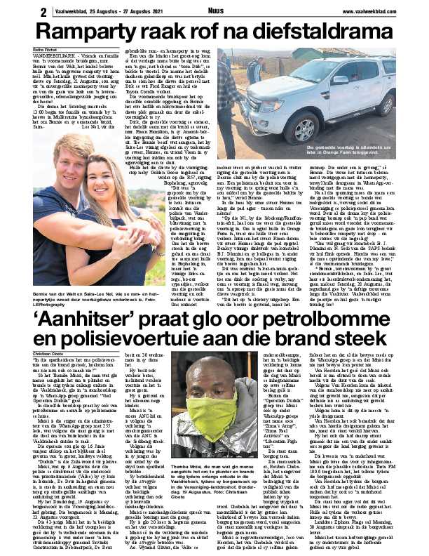 Vaalweekblad 25 Augustus – 27 Augustus 2021 page 2