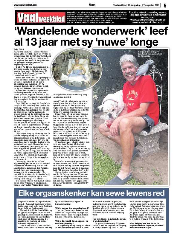 Vaalweekblad 25 Augustus – 27 Augustus 2021 page 5