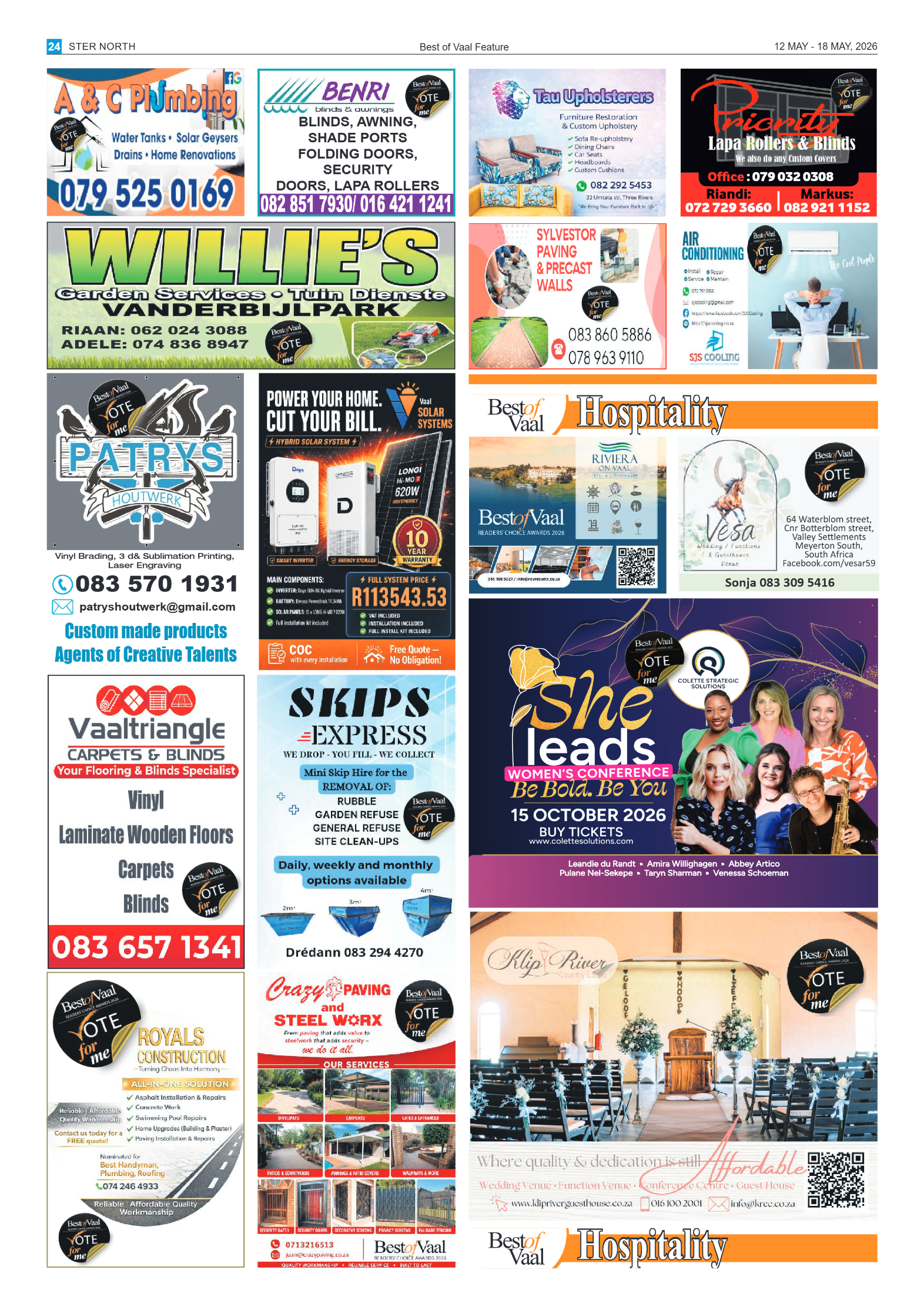 Best of Vaal Nominations 2026 page 18