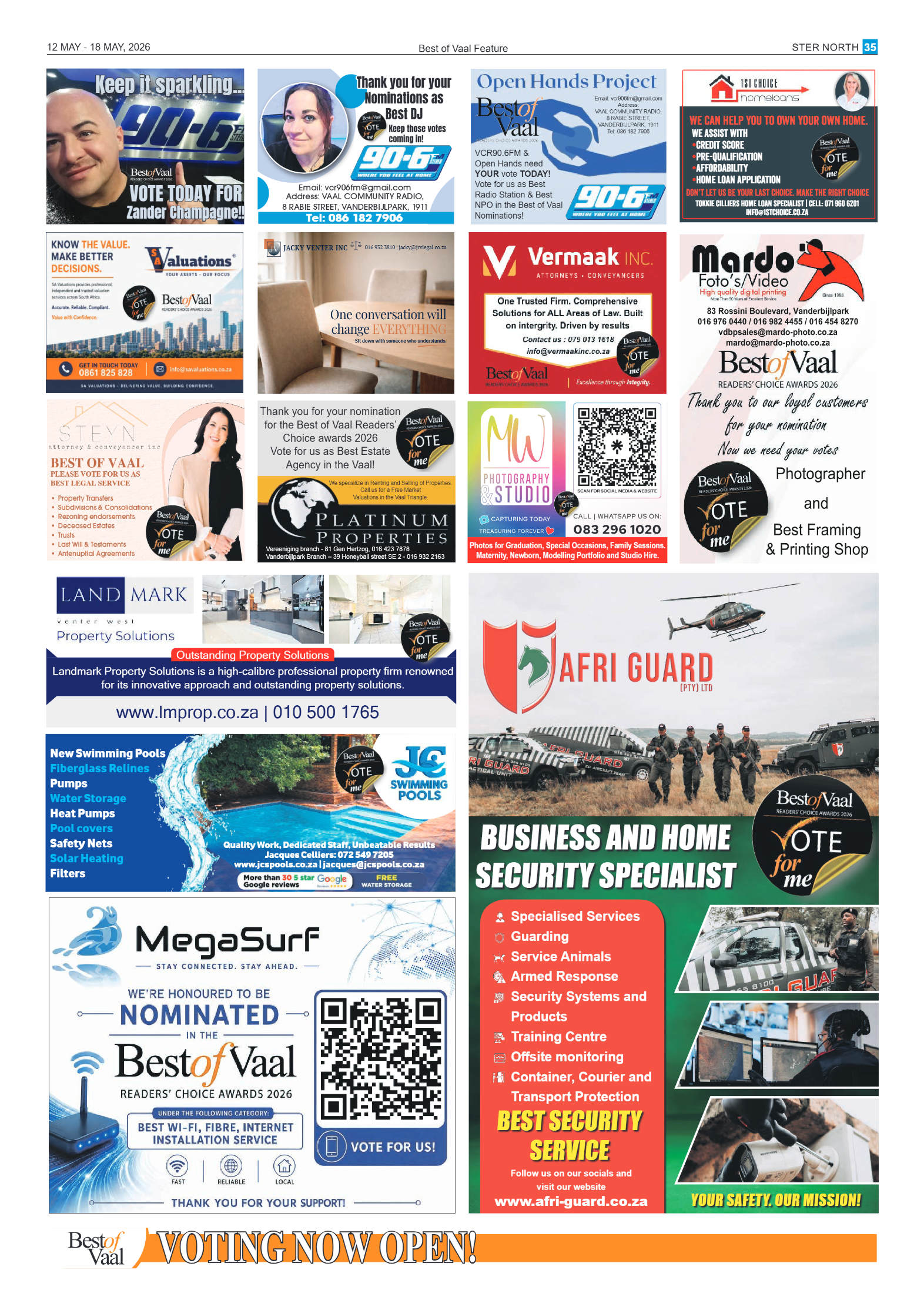Best of Vaal Nominations 2026 page 29