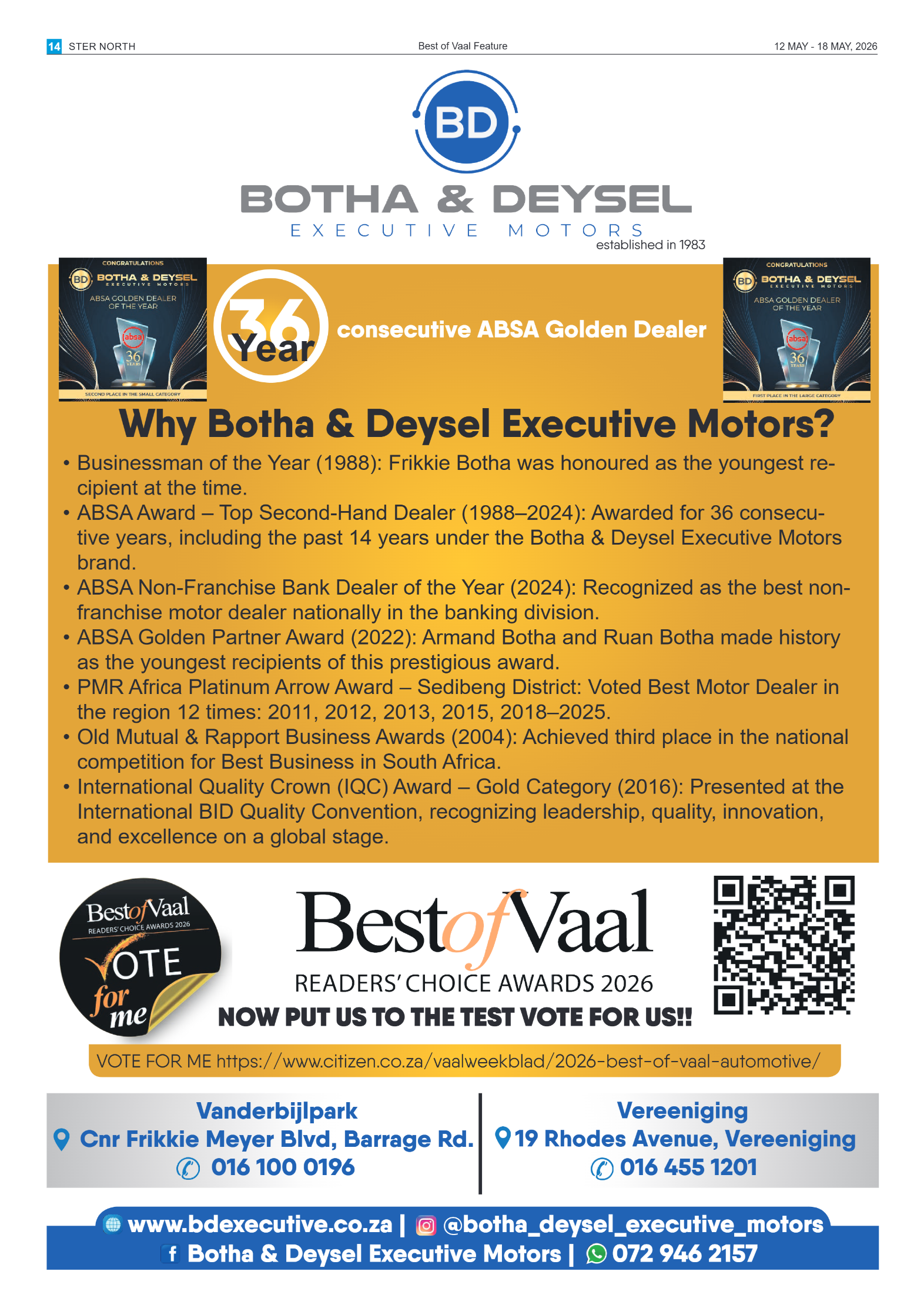 Best of Vaal Nominations 2026 page 8