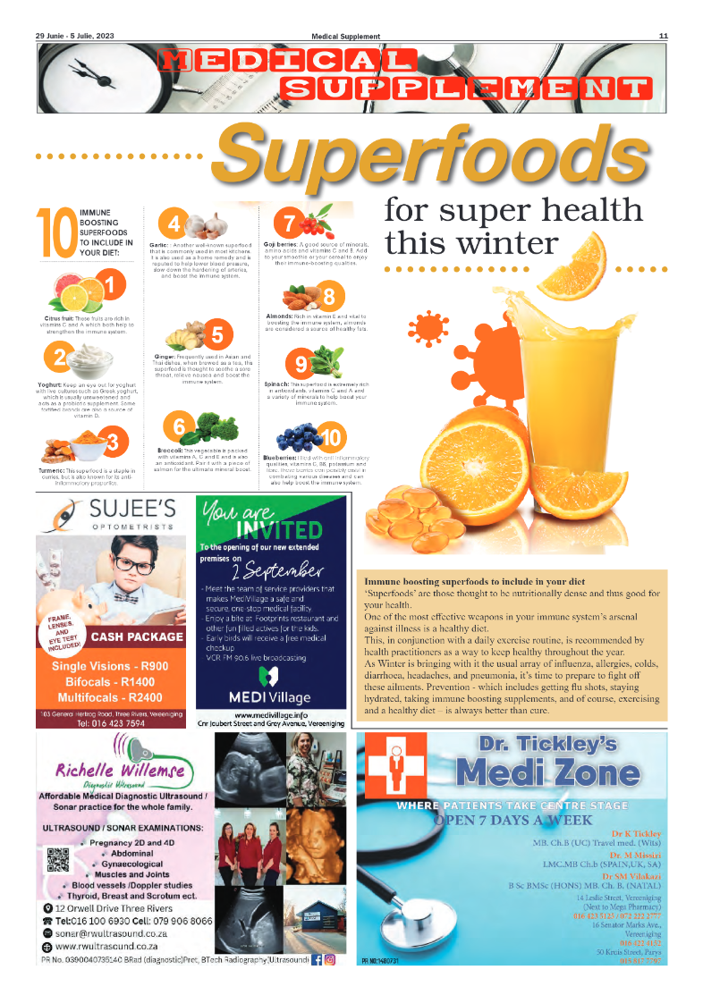 Medical Supplement page 1