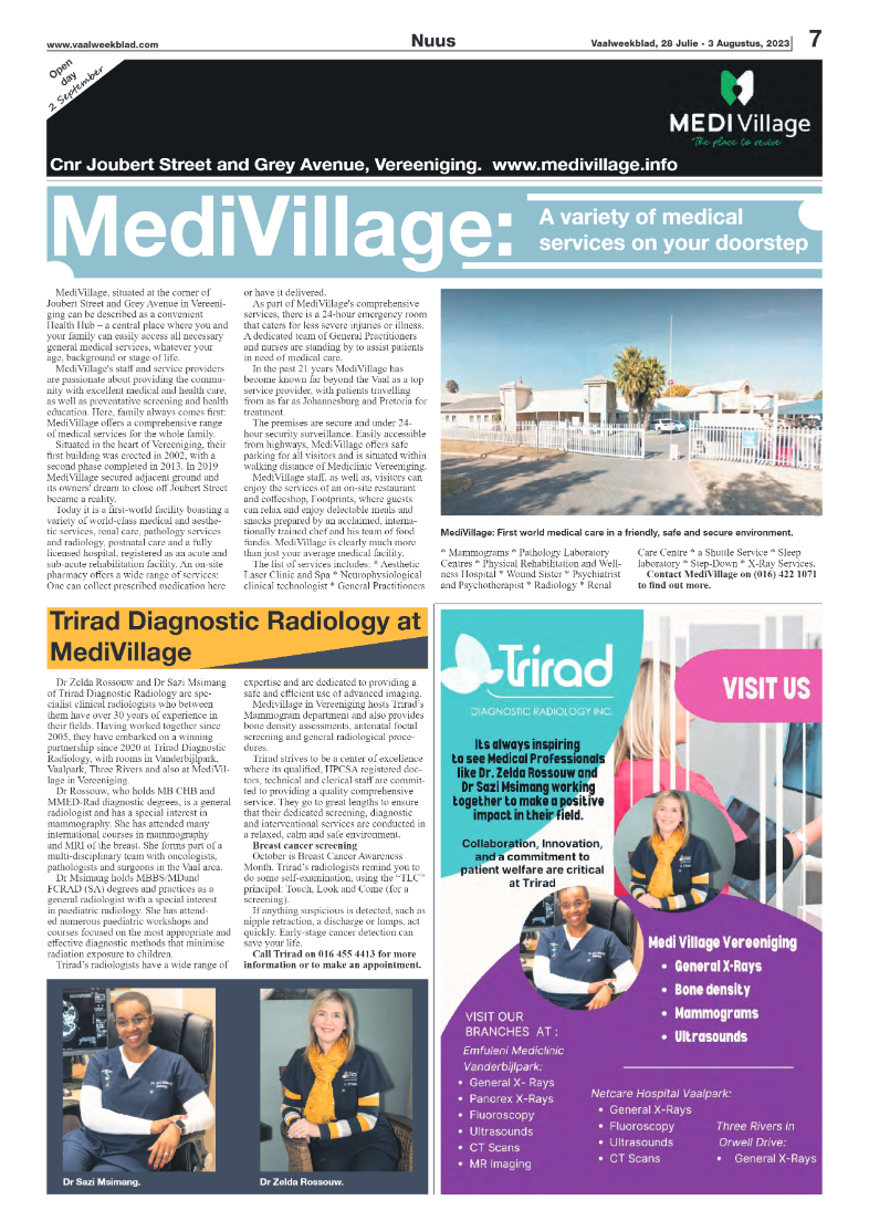Medivillage page 1