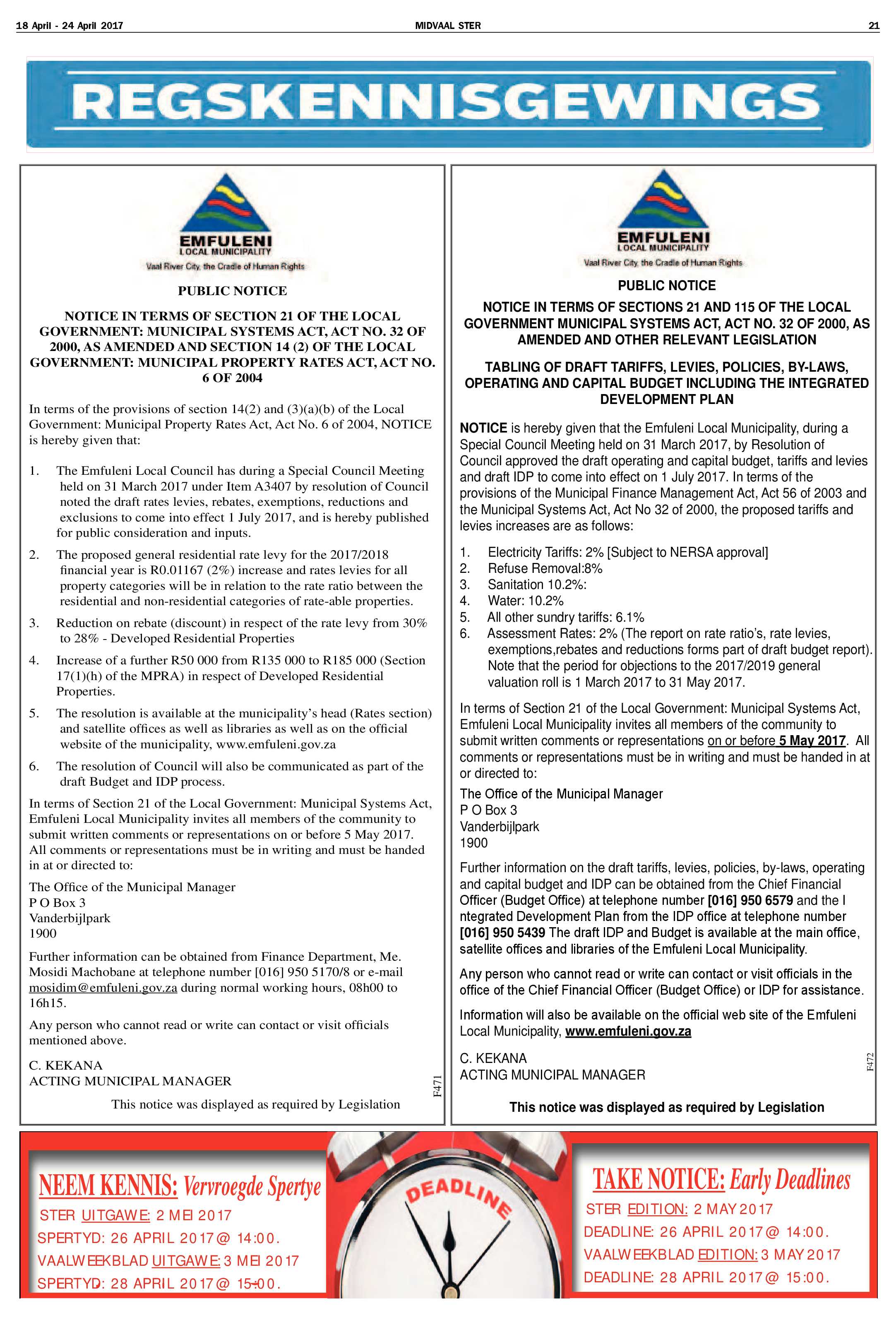 Midvaal Ster 12 – 18 April 2017 page 21