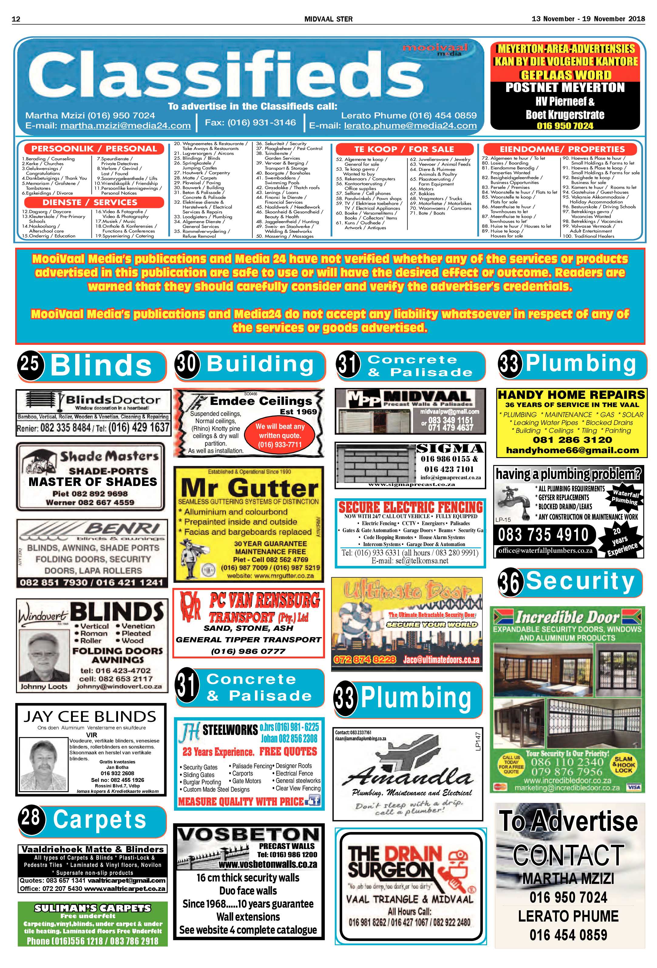 Midvaal Ster 13 – 19 November 2018 page 12