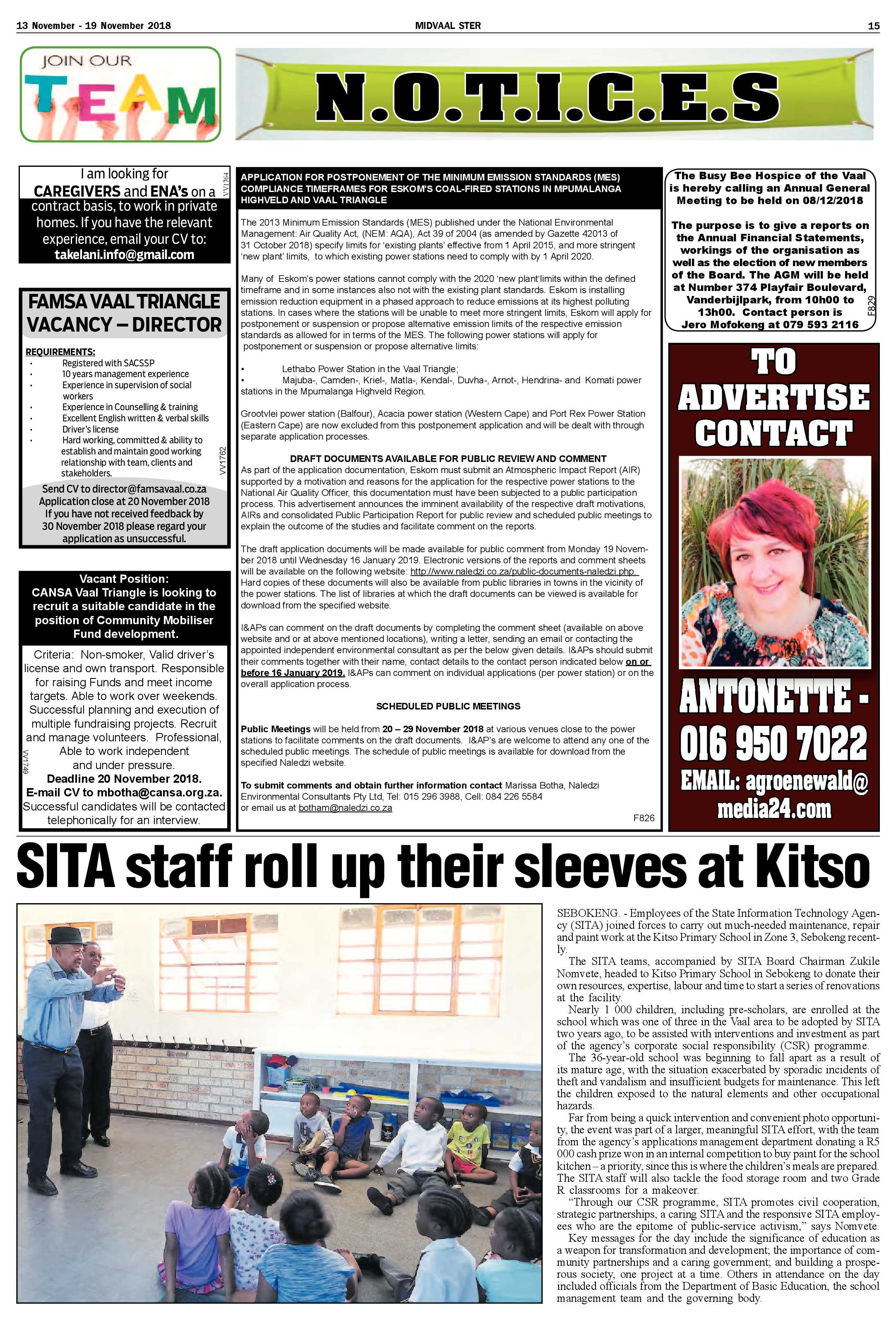 Midvaal Ster 13 – 19 November 2018 page 15