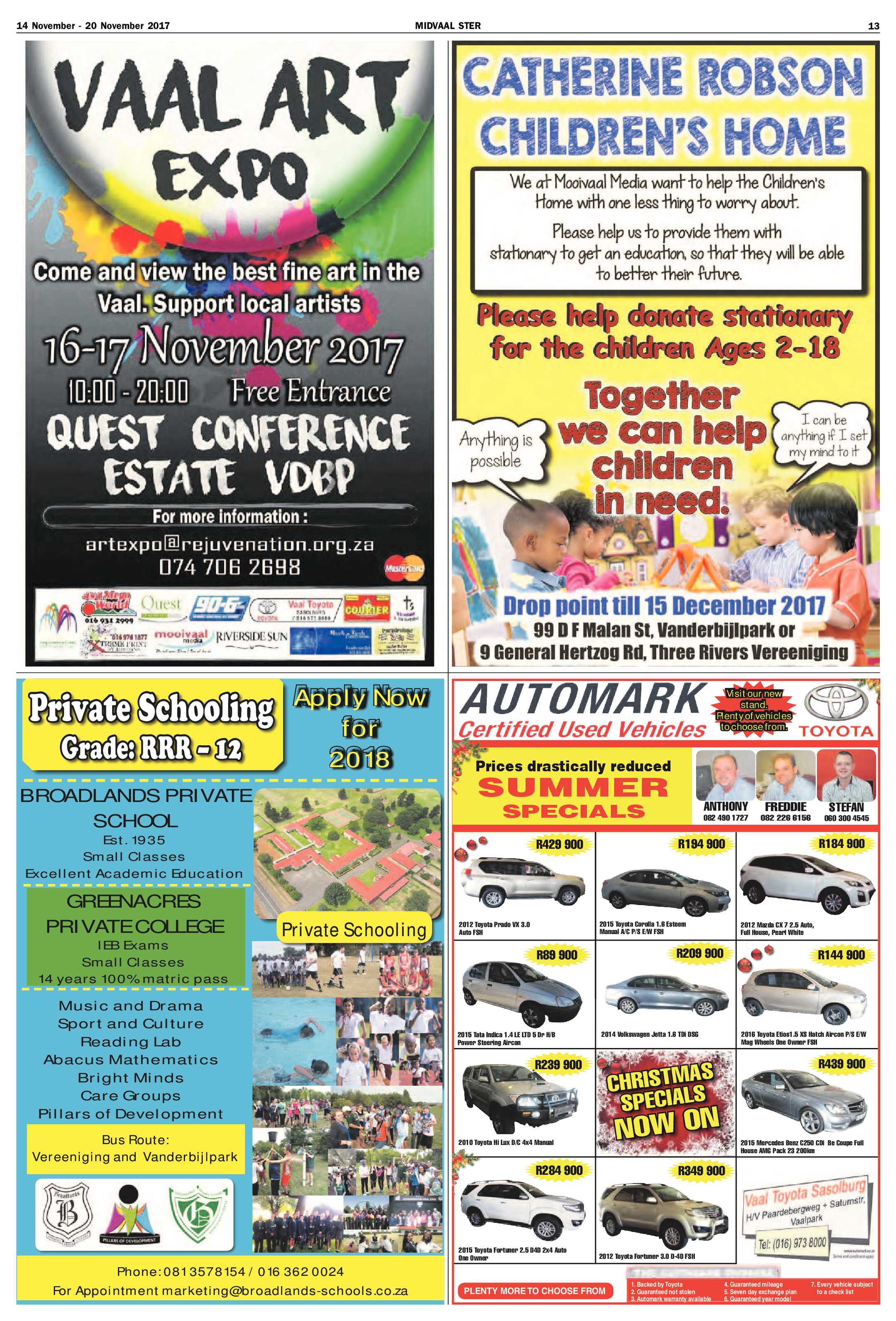 Midvaal Ster 14 – 20 November 2017 page 13