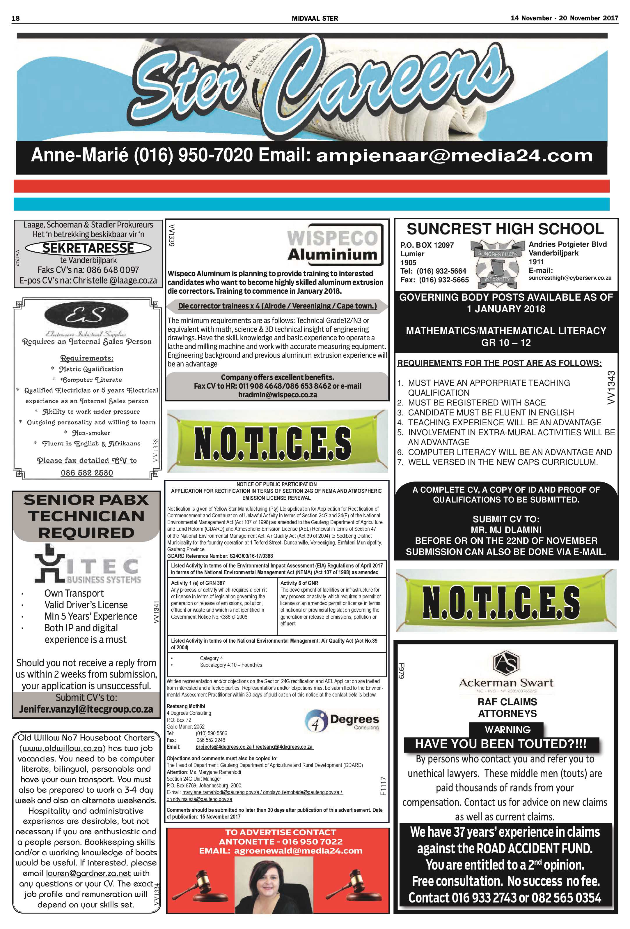 Midvaal Ster 14 – 20 November 2017 page 18