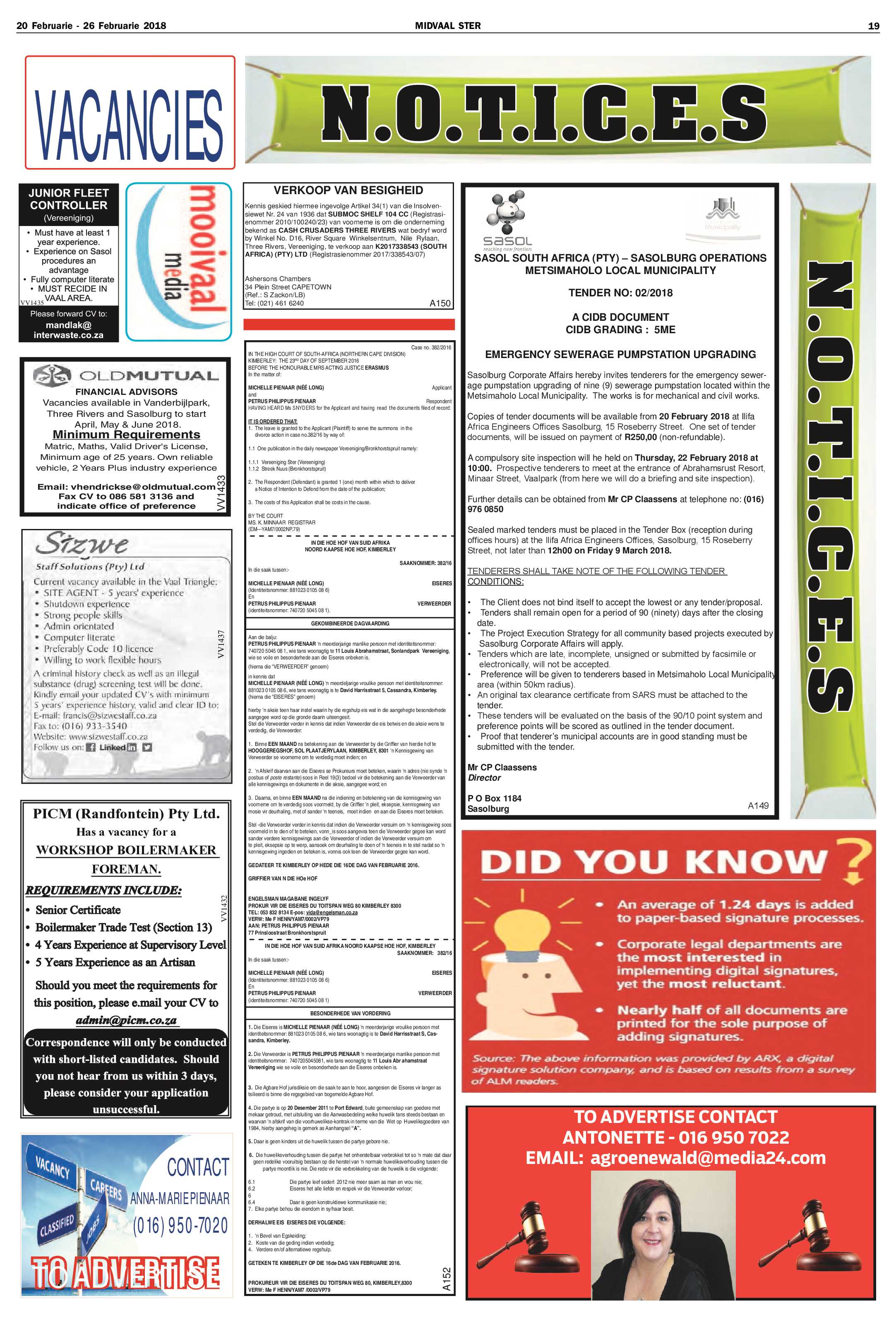 Midvaal Ster 20 – 26 Februarie 2018 page 19