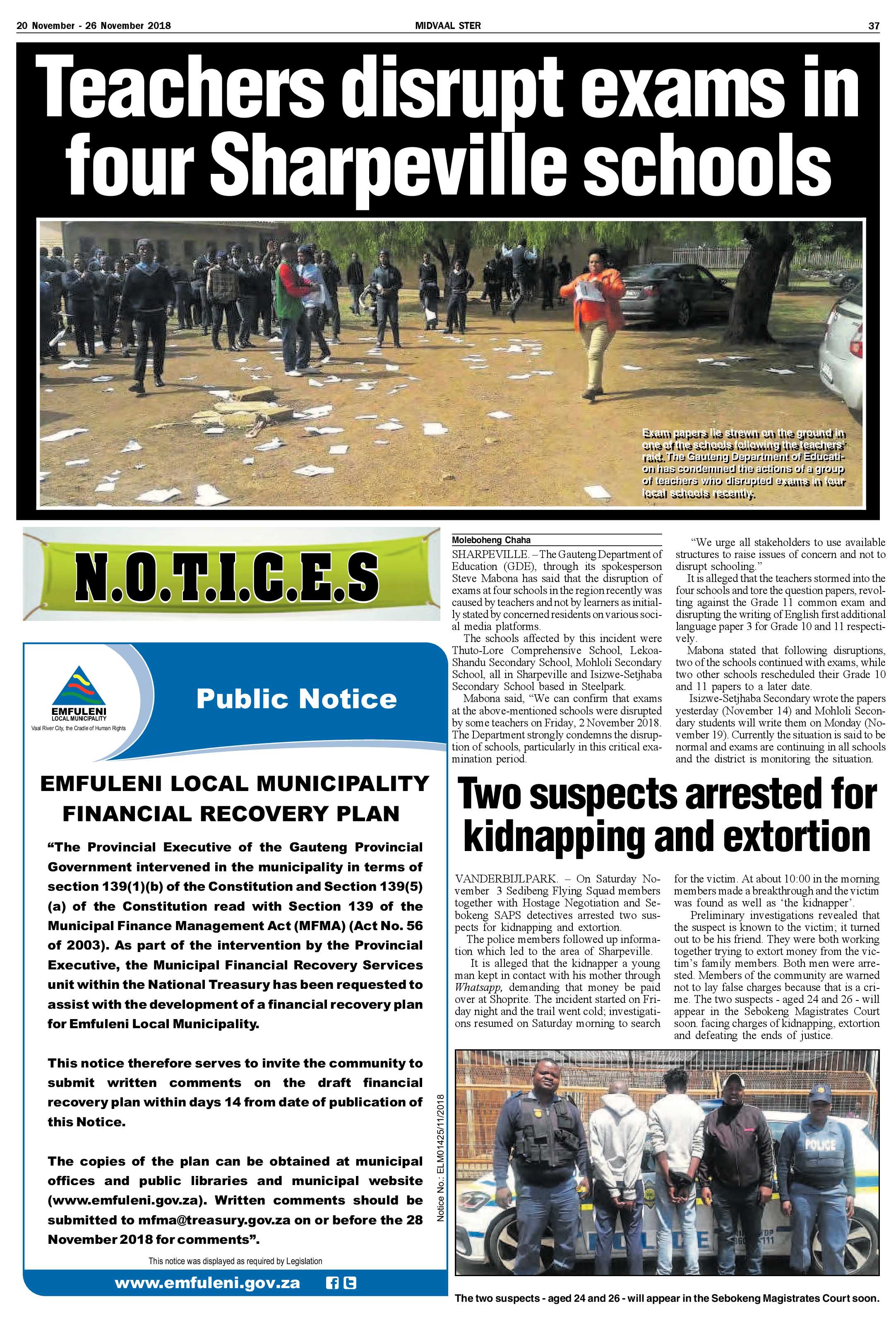 Midvaal Ster 20 – 26 November 2018 page 37