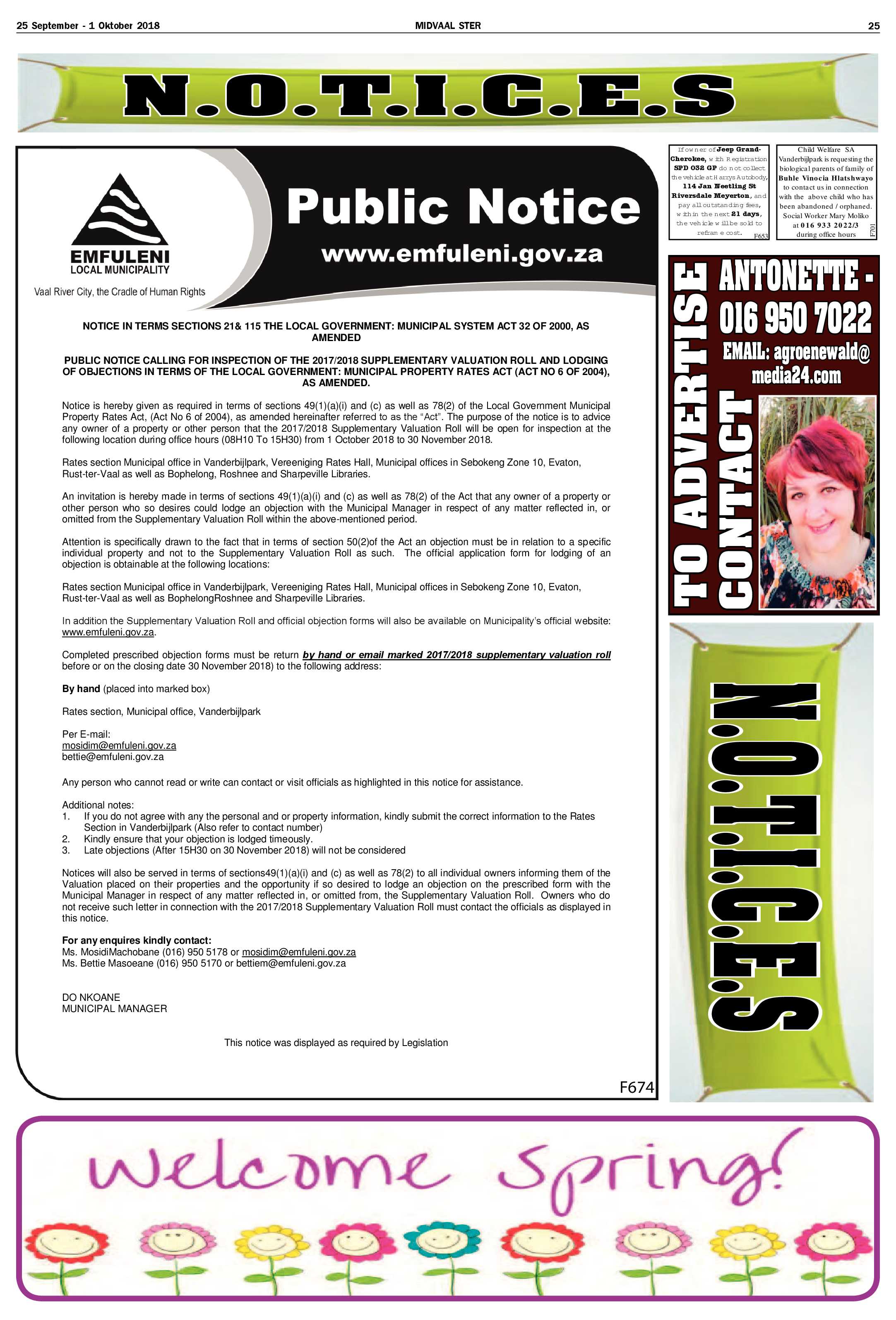 Midvaal Ster 25 September – 1 Oktober 2018 page 25