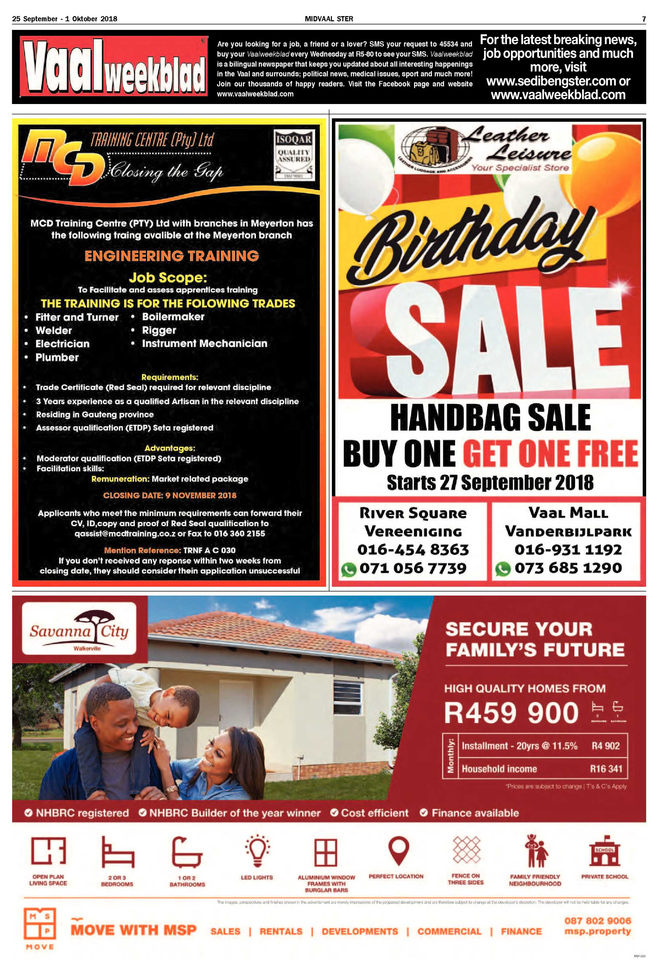Midvaal Ster 25 September – 1 Oktober 2018 page 7