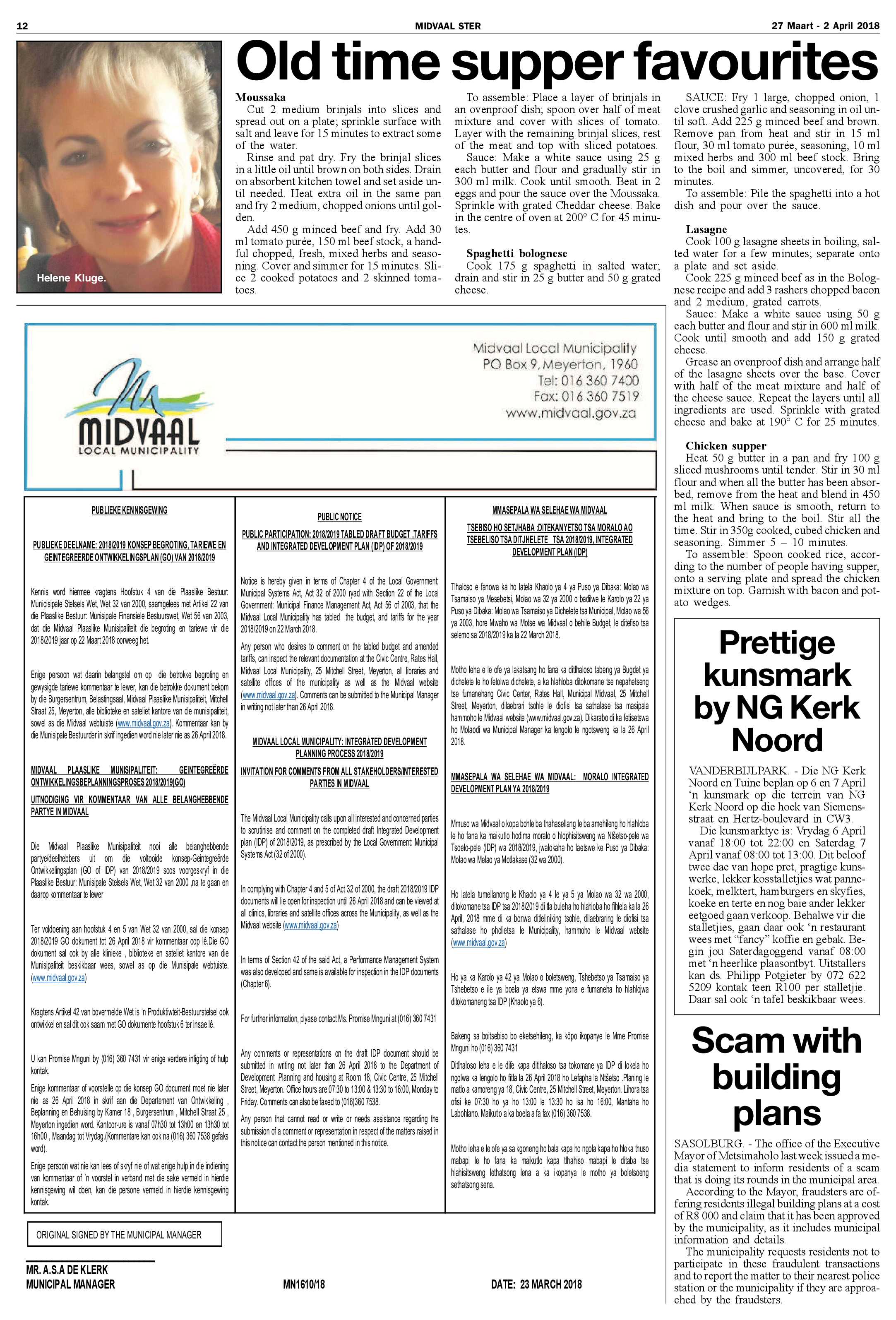 Midvaal Ster 27 Maart – 2 April 2018 page 12