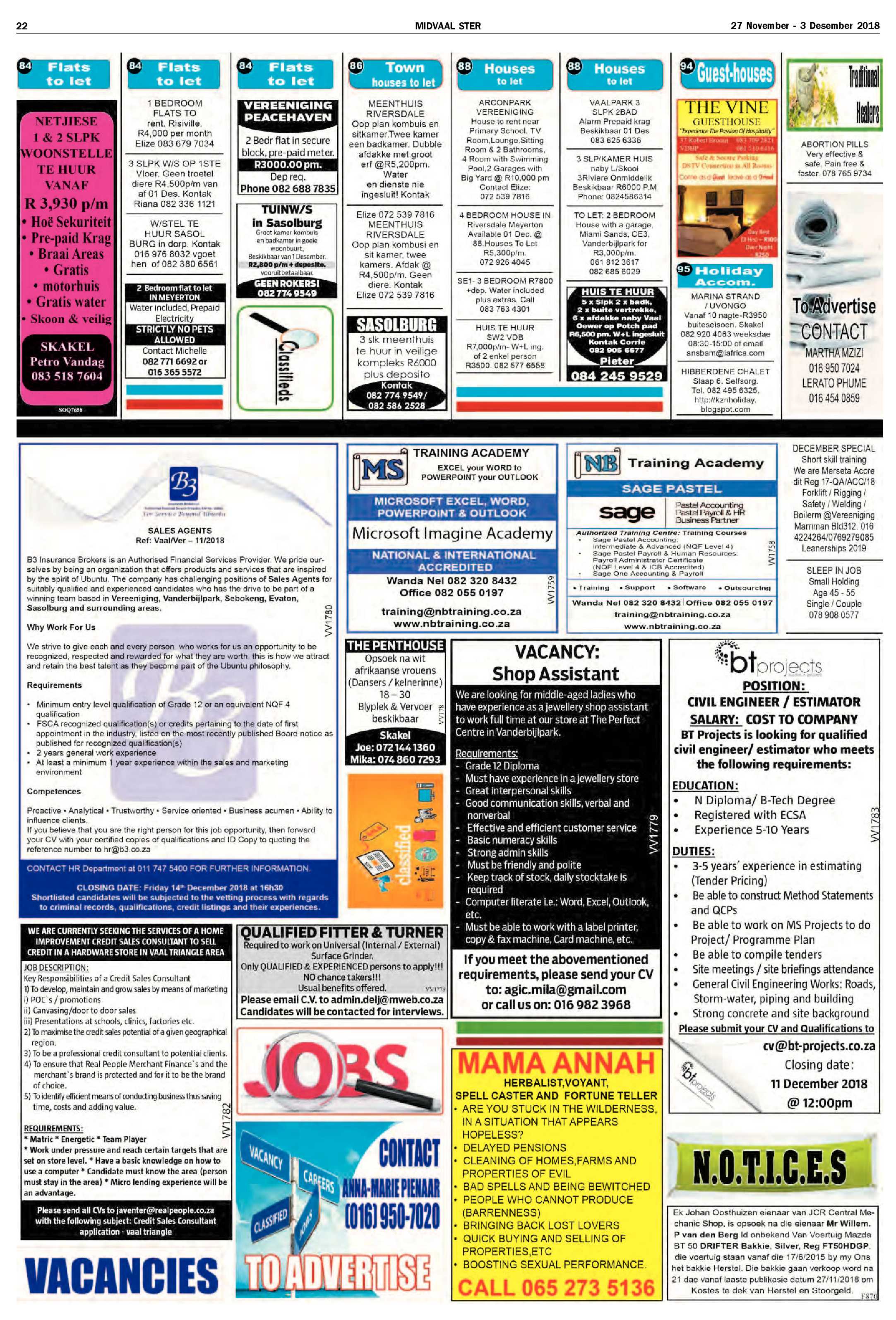 Midvaal Ster 27 November – 3 Desember 2018 page 22