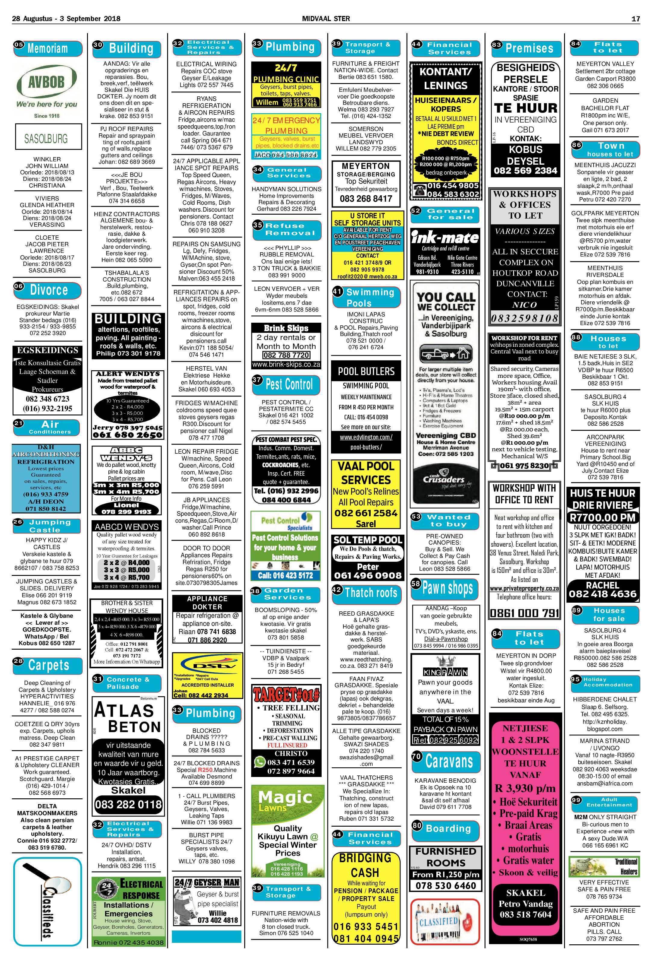 Midvaal Ster 28 Augustus – 3 September 2018 page 17