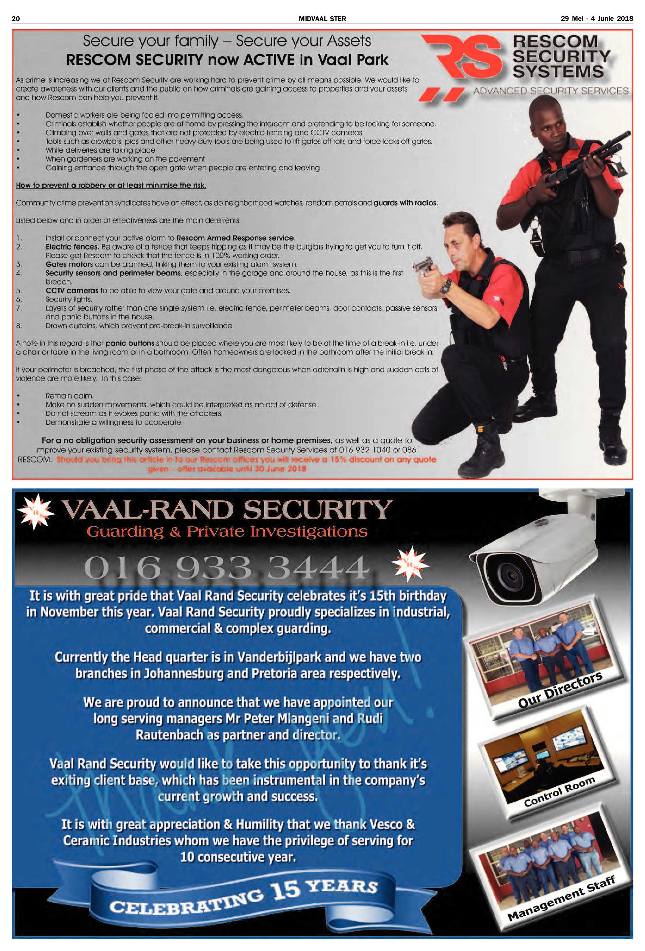 Midvaal Ster 29 Mei – 4 Junie 2018 page 20