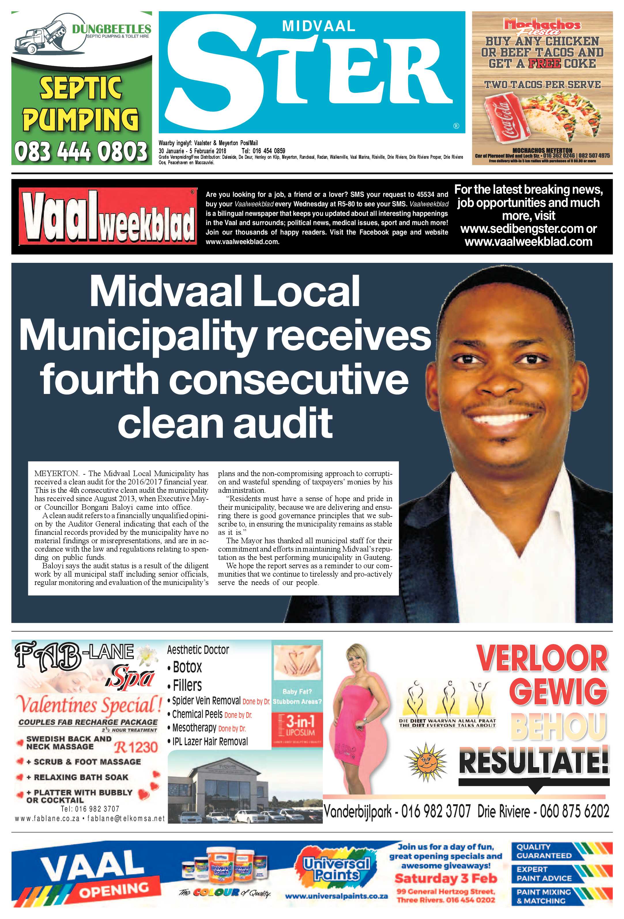 Midvaal Ster 30 Januarie – 5 Februarie 2018 page 1