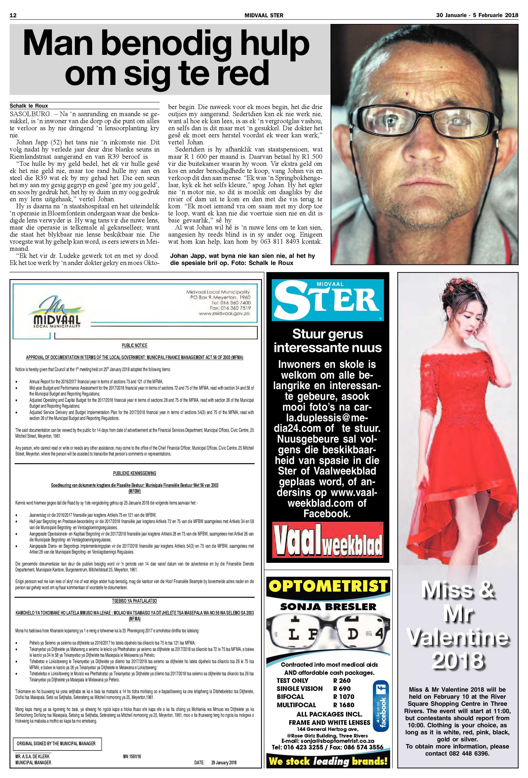 Midvaal Ster 30 Januarie – 5 Februarie 2018 page 12