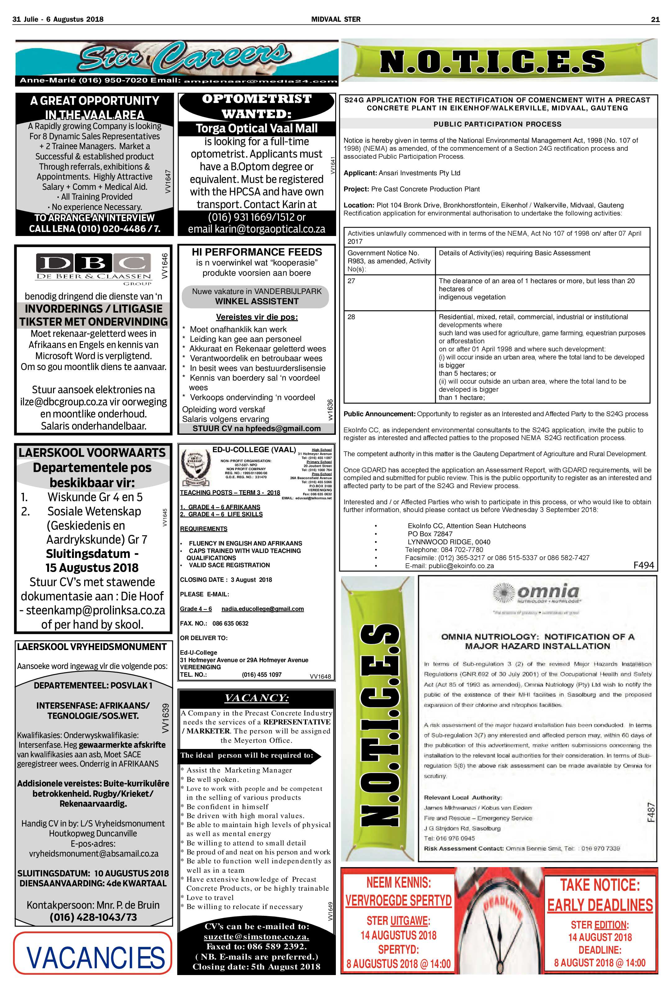 Midvaal Ster 31 Julie – 6 Augustus 2018 page 21