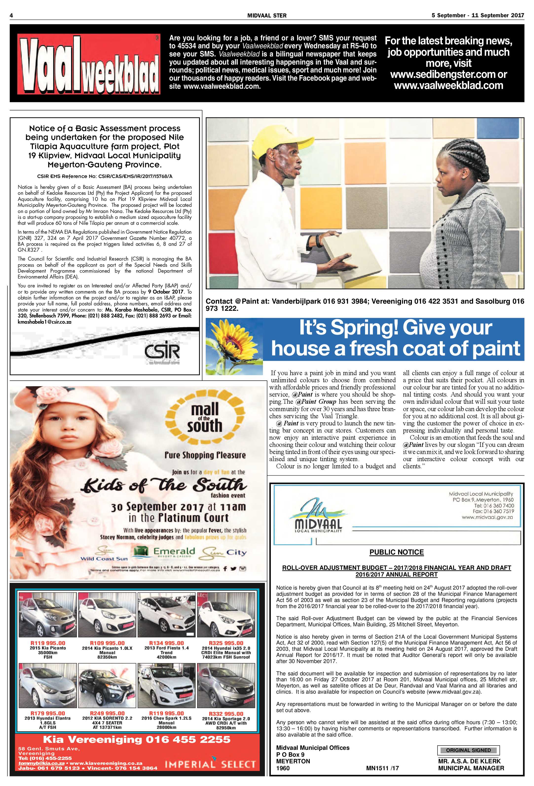 Midvaal Ster 5 – 11 September 2017 page 4