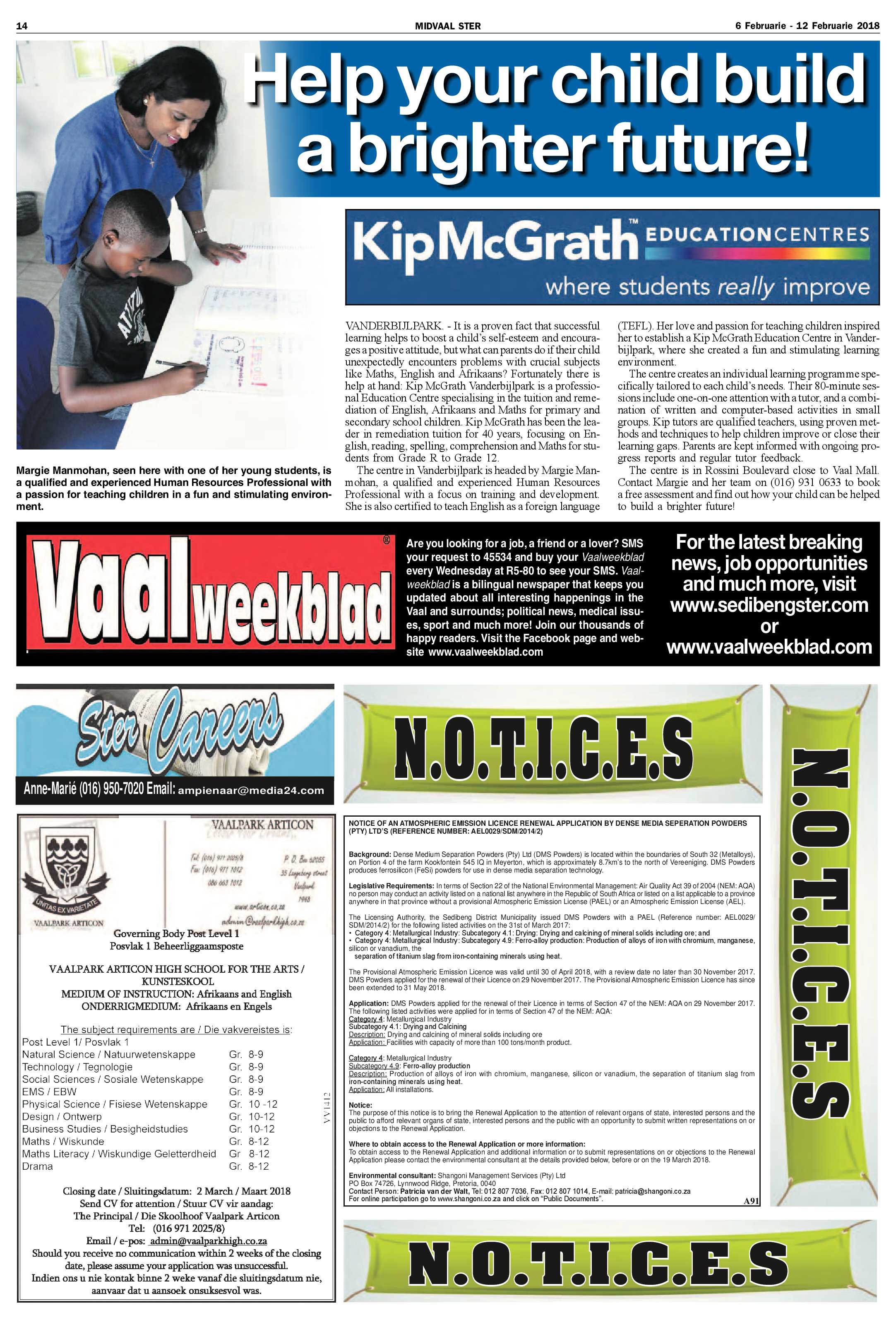 Midvaal Ster 6 – 12 Februarie 2018 page 14