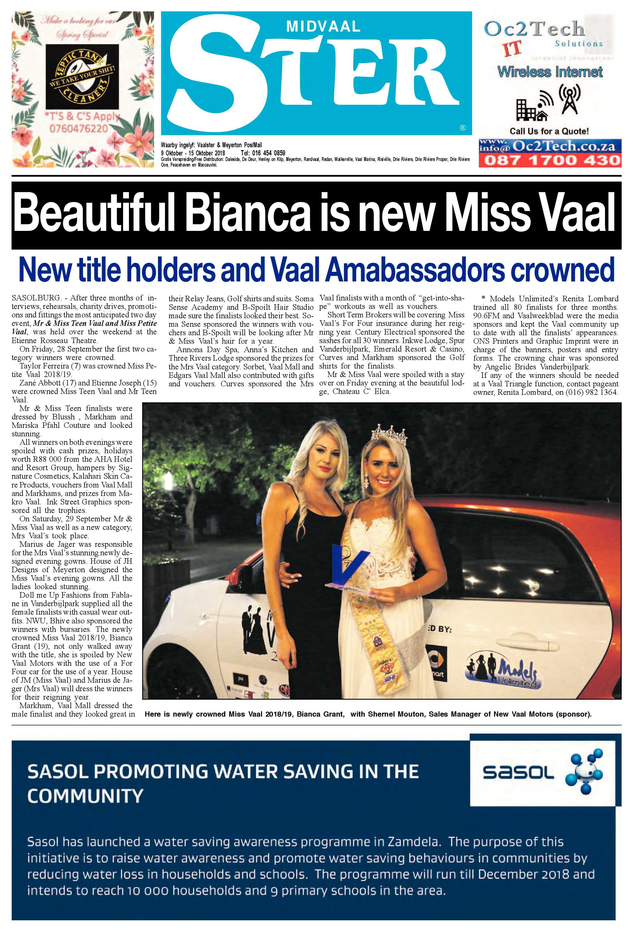Midvaal Ster 9 – 15 Oktober 2018 page 1