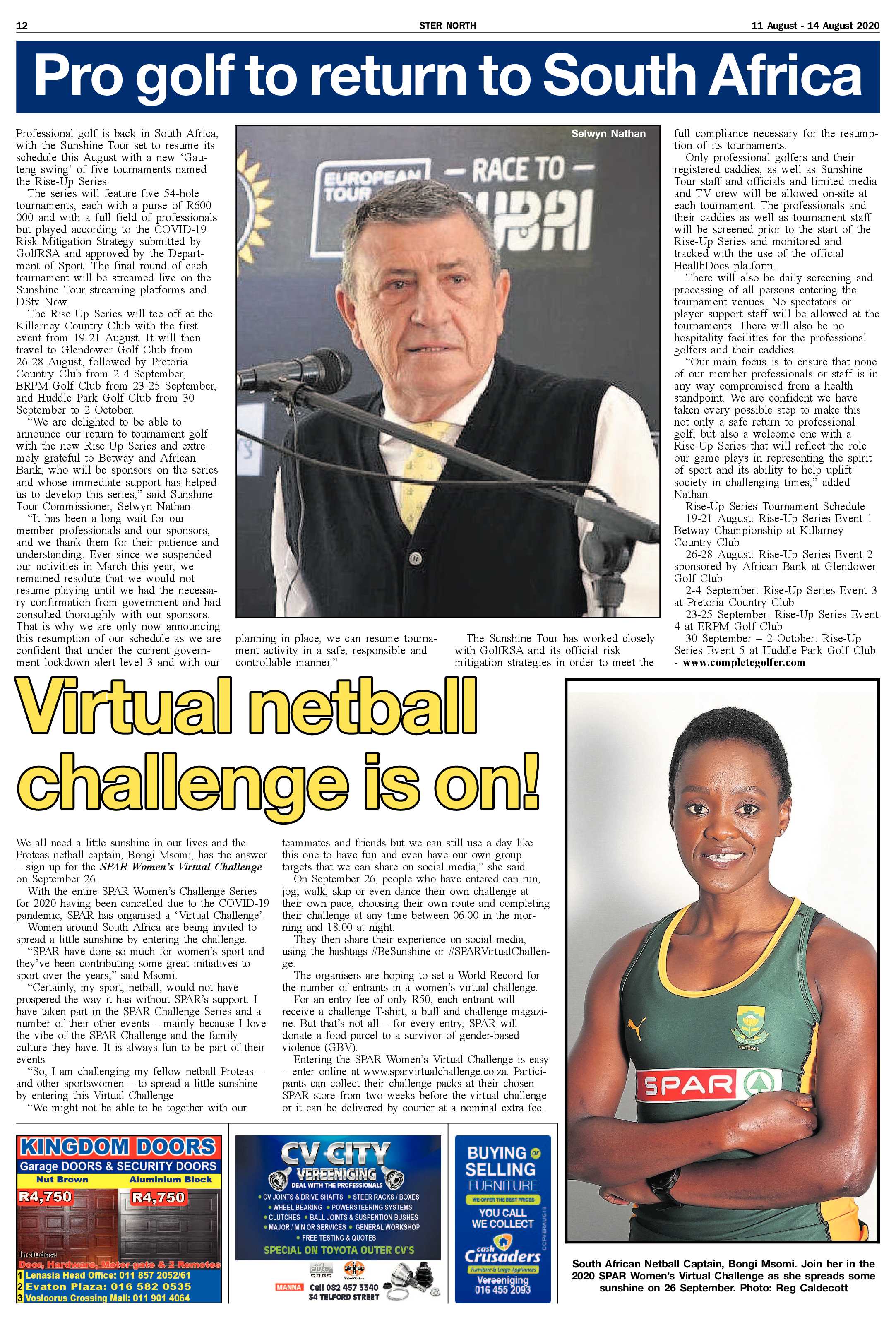 STER NORTH 11 AUGUST – 14 AUGUST 2020 page 12