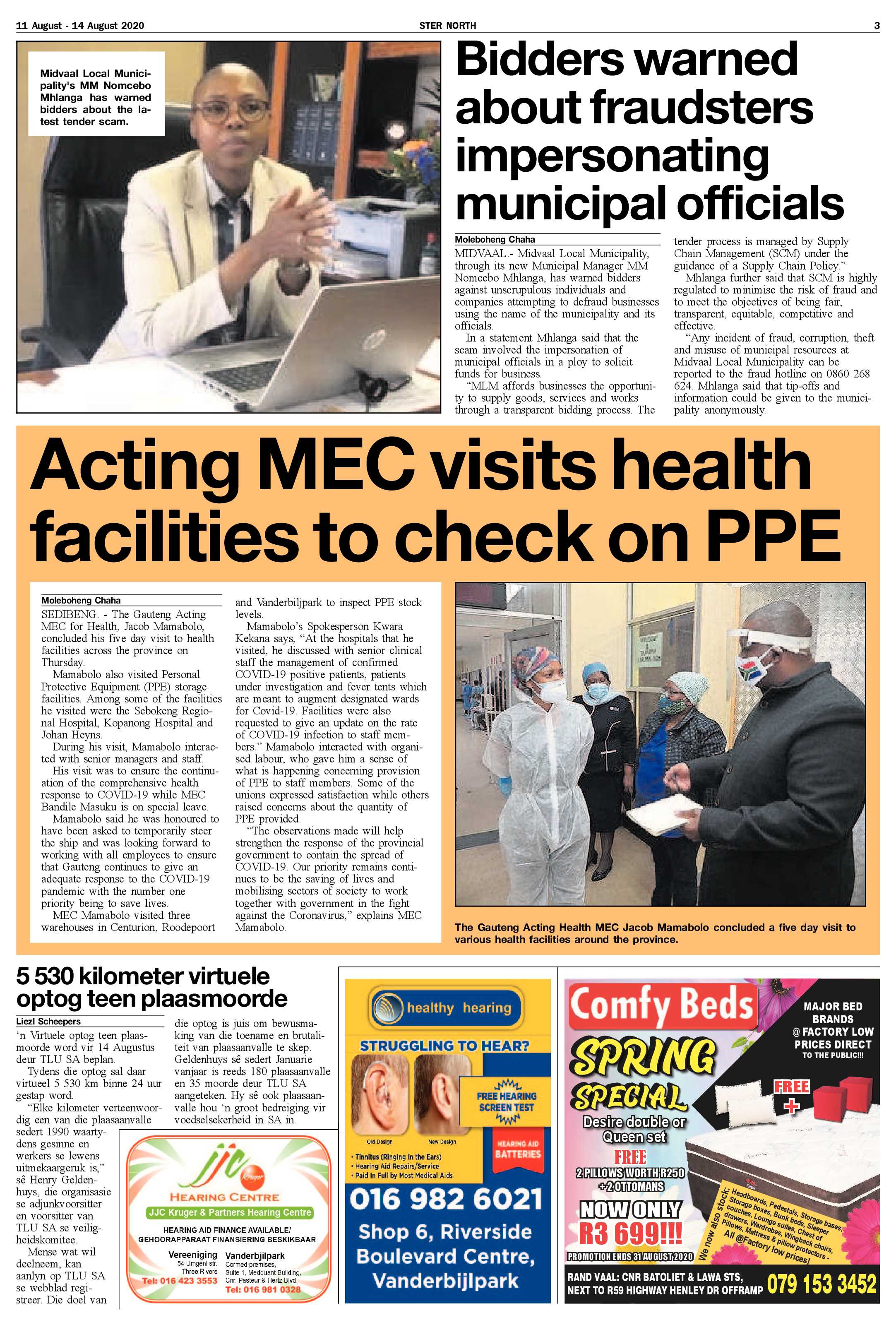 STER NORTH 11 AUGUST – 14 AUGUST 2020 page 3