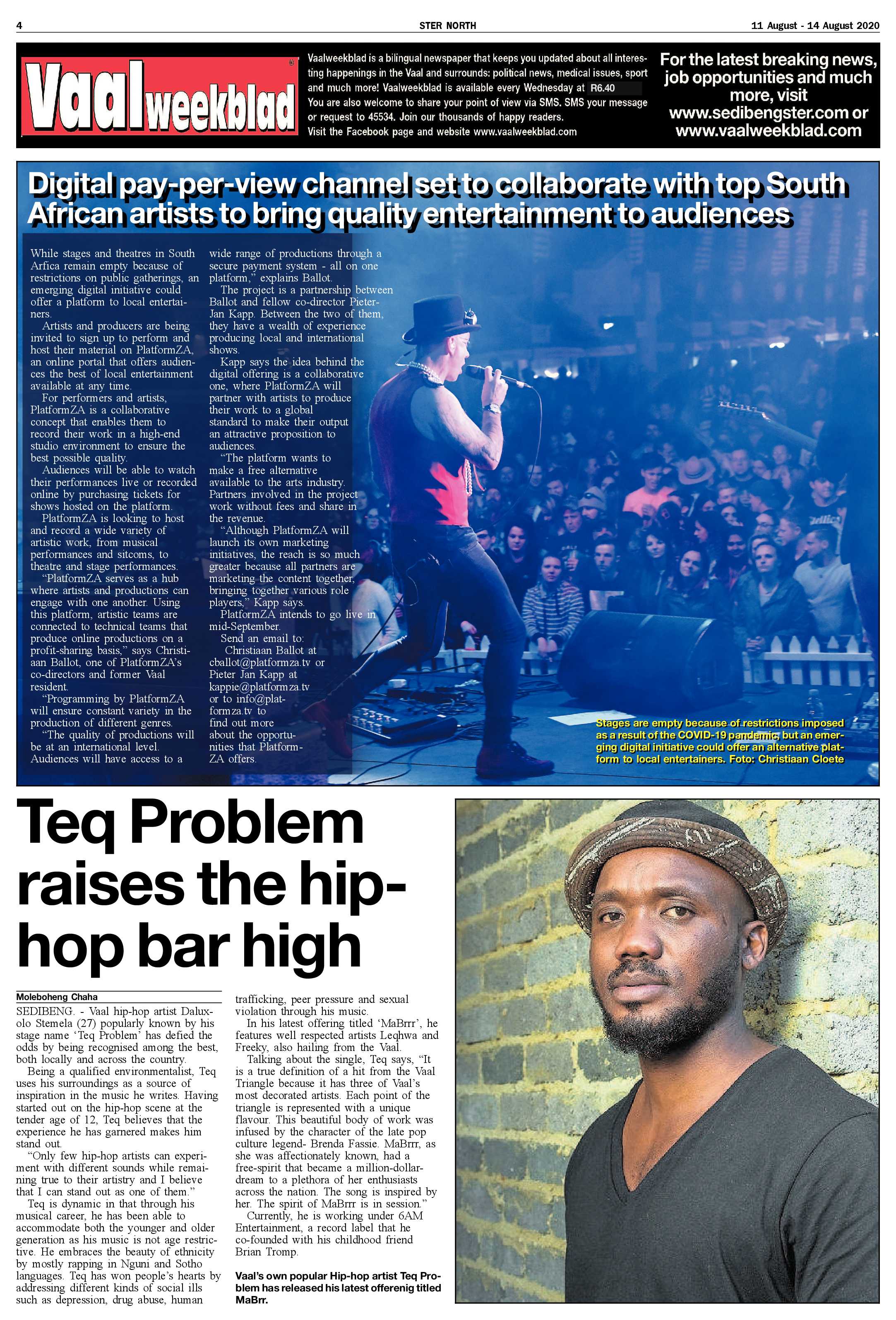 STER NORTH 11 AUGUST – 14 AUGUST 2020 page 4