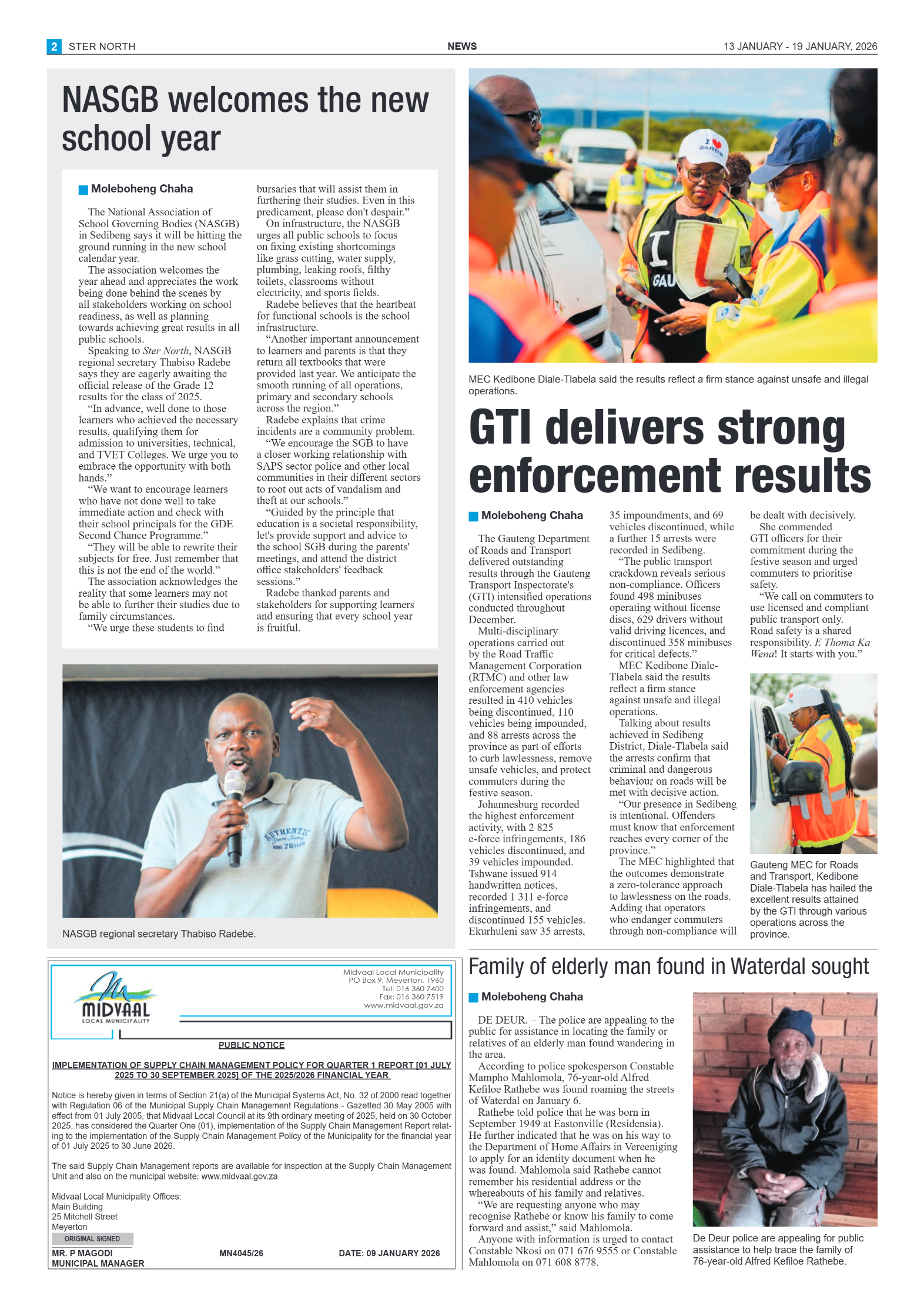 North Ster 13 January 2026 page 2