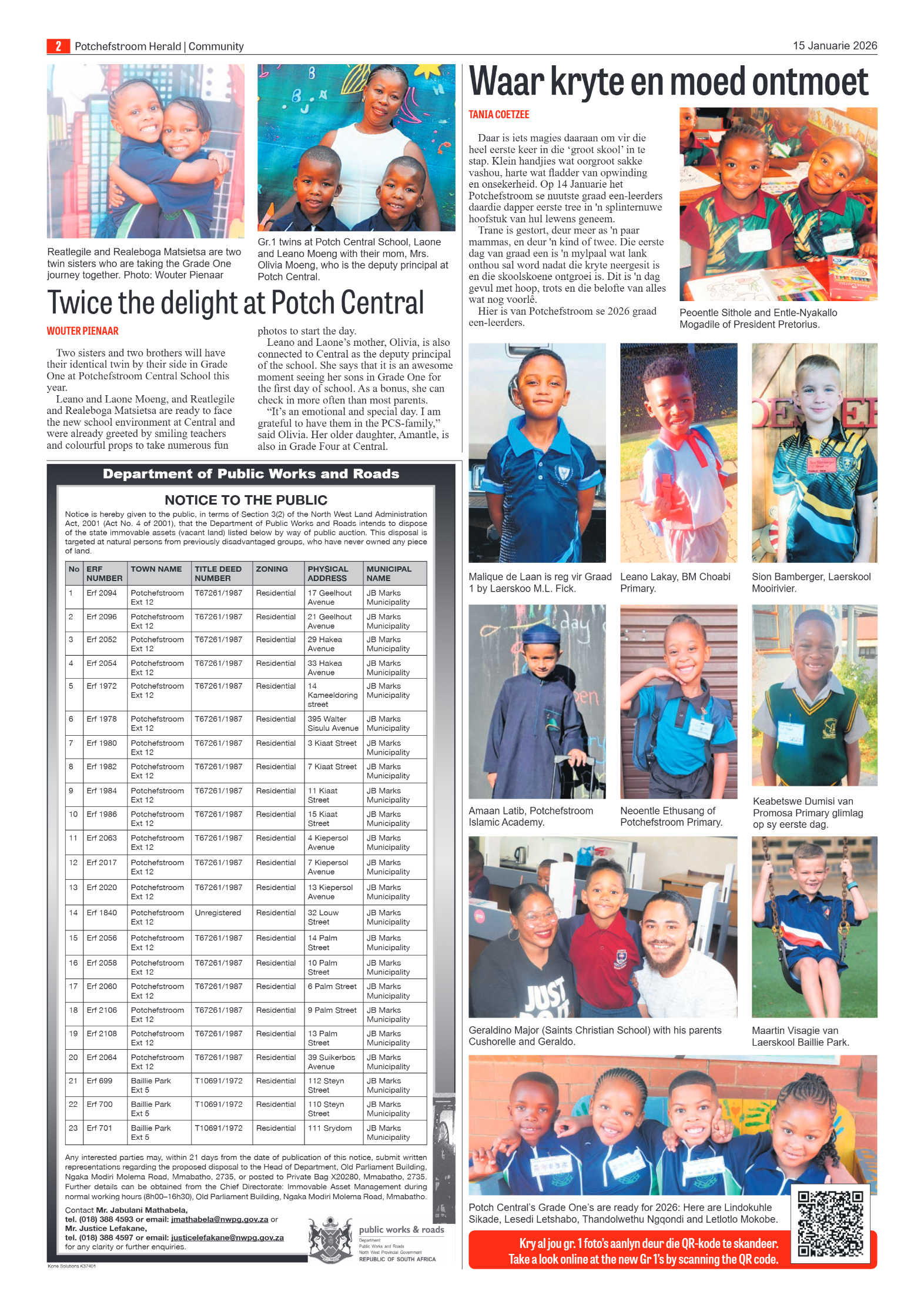 Potchefstroom Herald 15 January 2026 page 2