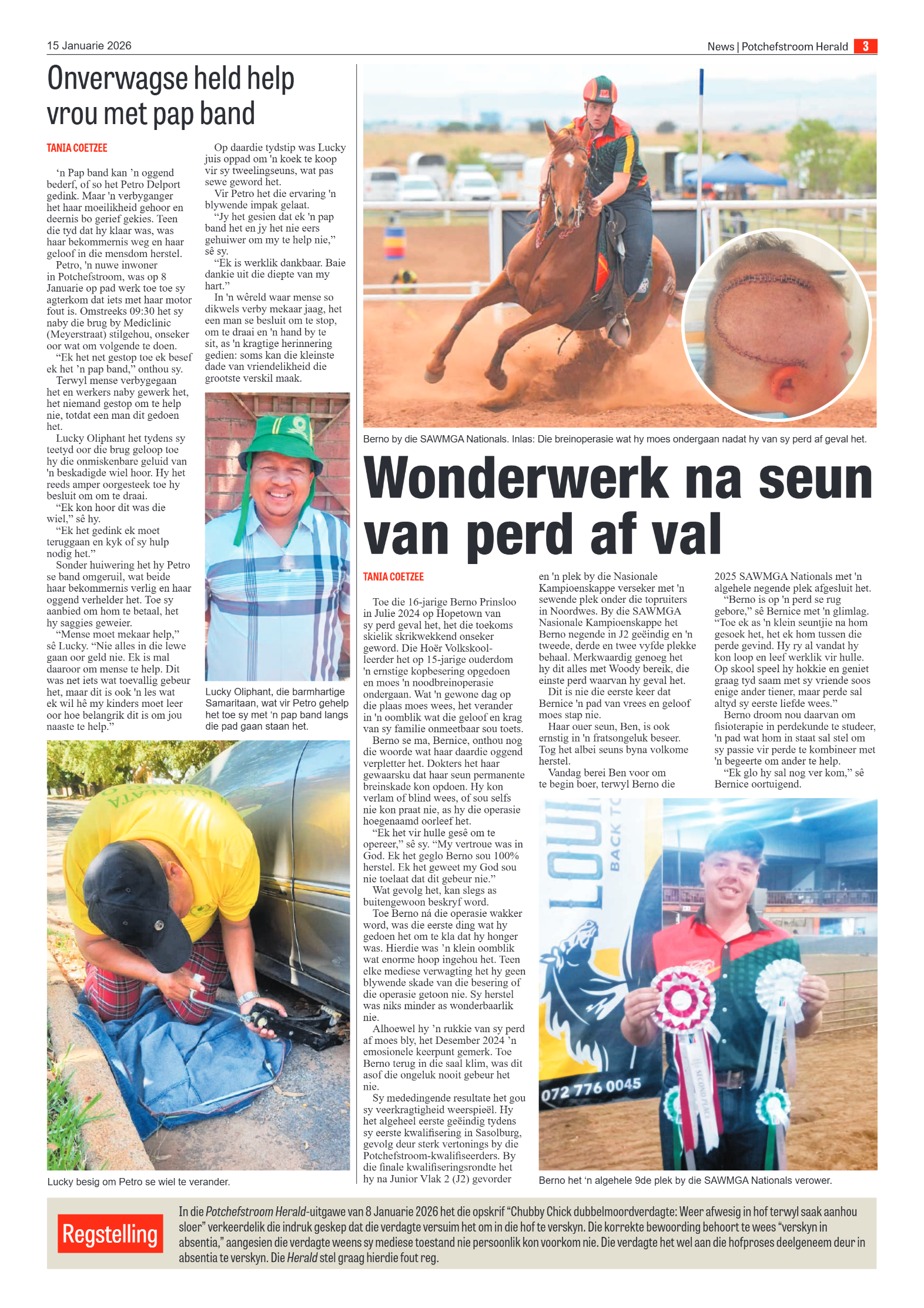 Potchefstroom Herald 15 January 2026 page 3