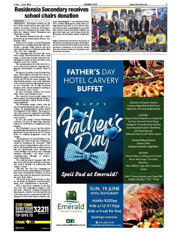 SEDIBENG STER 1 June – 7 June 2022 page 5